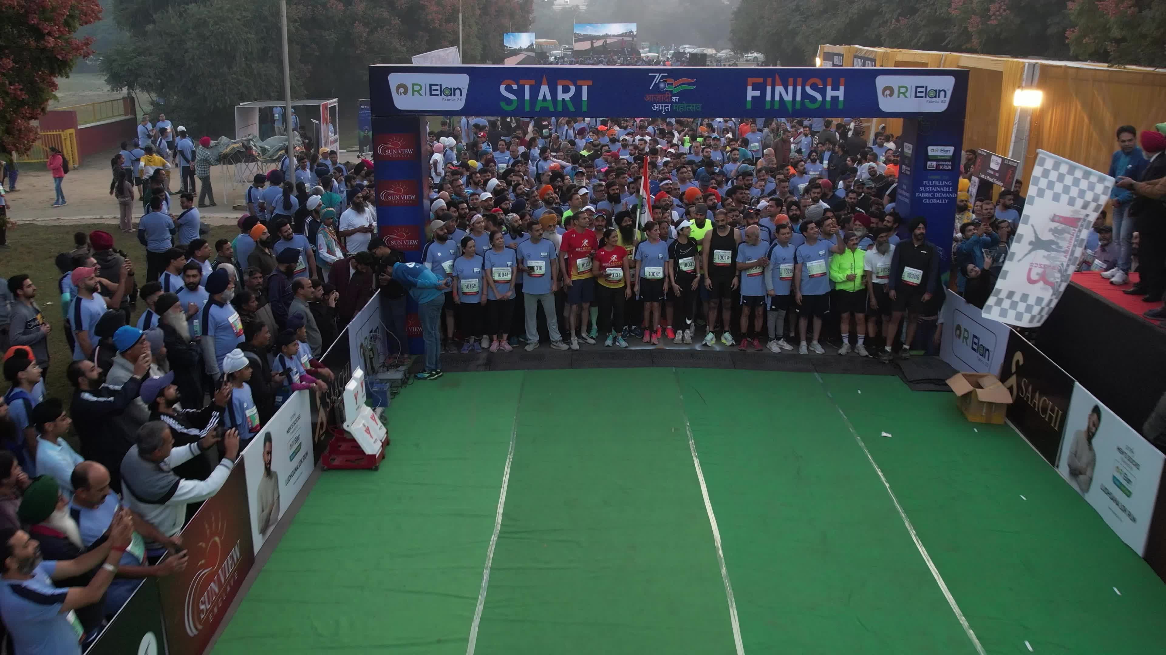 Early Winter Morning Marathon: Agriculture University of Ludhiana