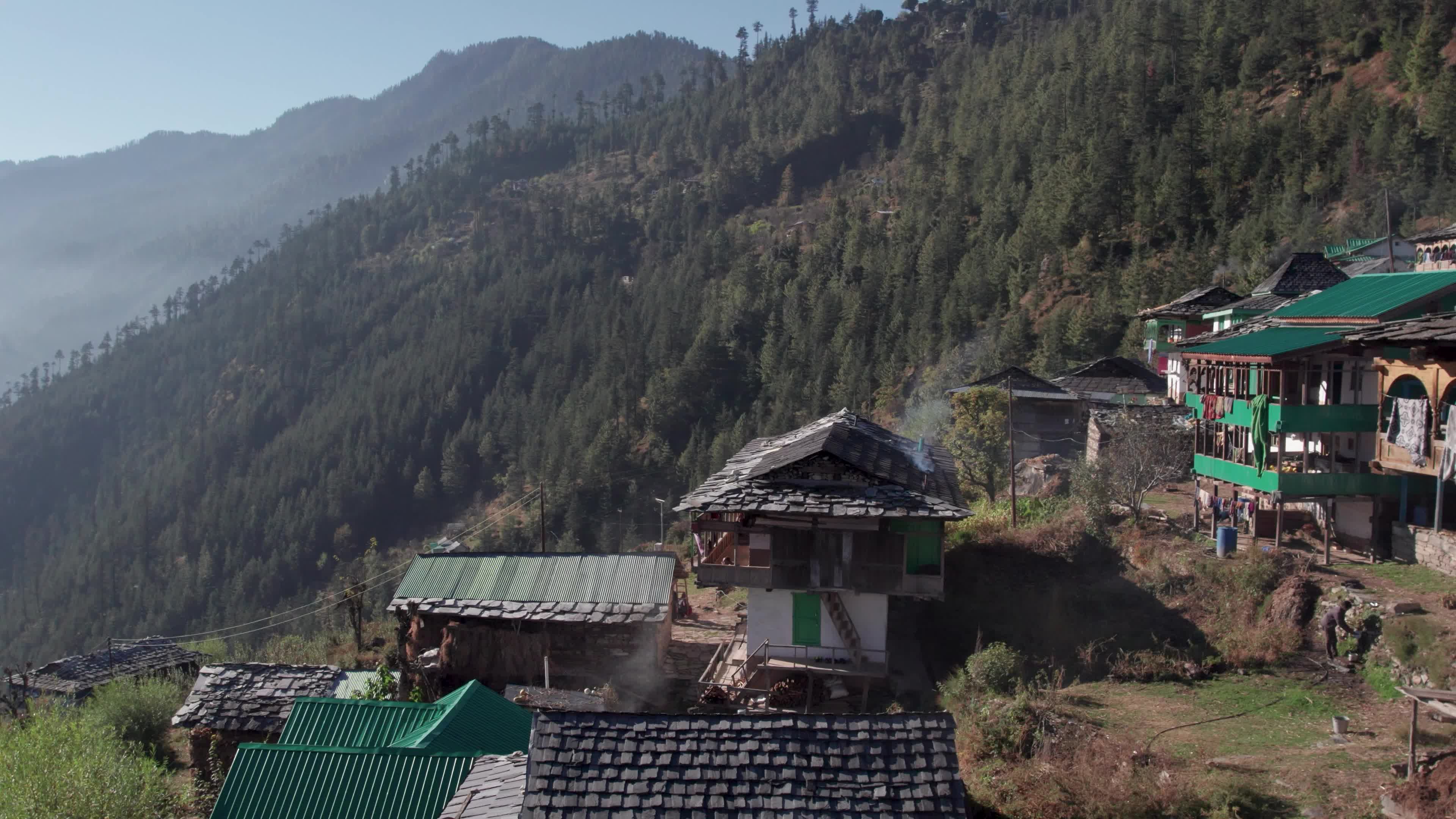 Remote Himalayan Village - Behlo: 4K video which gives a Rare Glimpse into the Simple Life of the Himalayan Village with Traditional Houses 