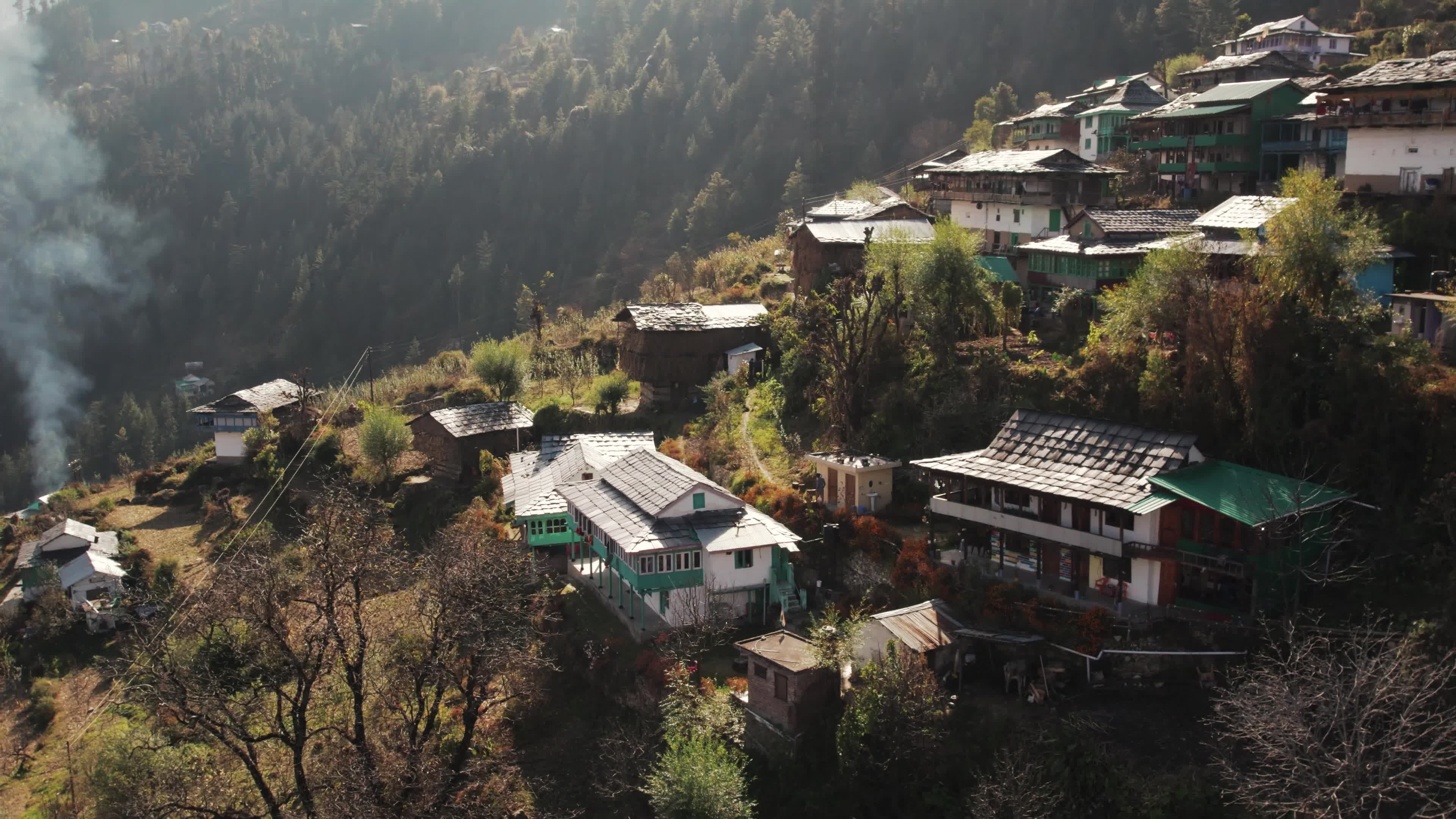 Remote Himalayan Village - Behlo: 4K video which gives a Rare Glimpse into the Simple Life of the Himalayan Village with Traditional Houses 