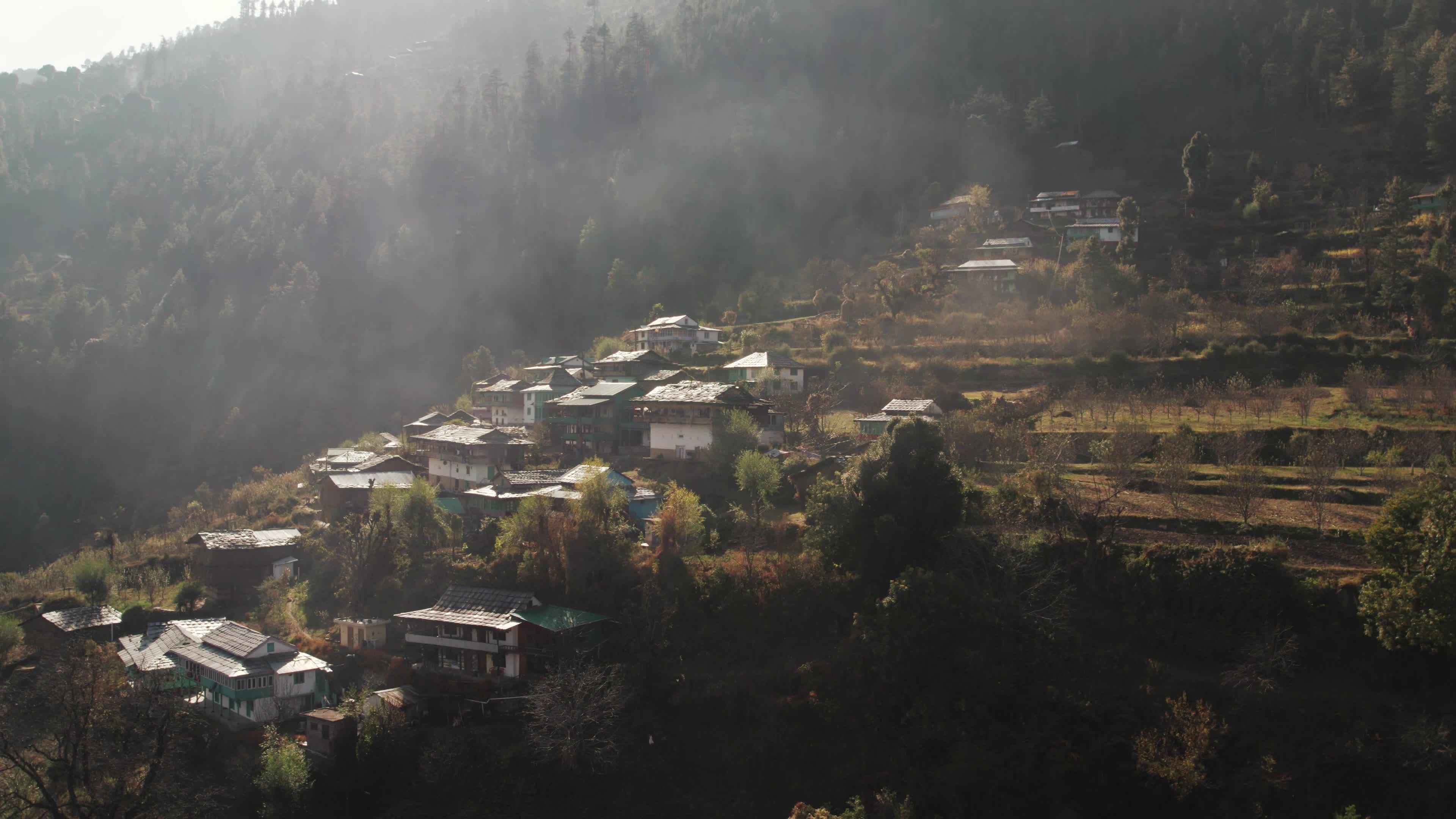 Remote Himalayan Village - Behlo: 4K video which gives a Rare Glimpse into the Simple Life of the Himalayan Village with Traditional Houses 