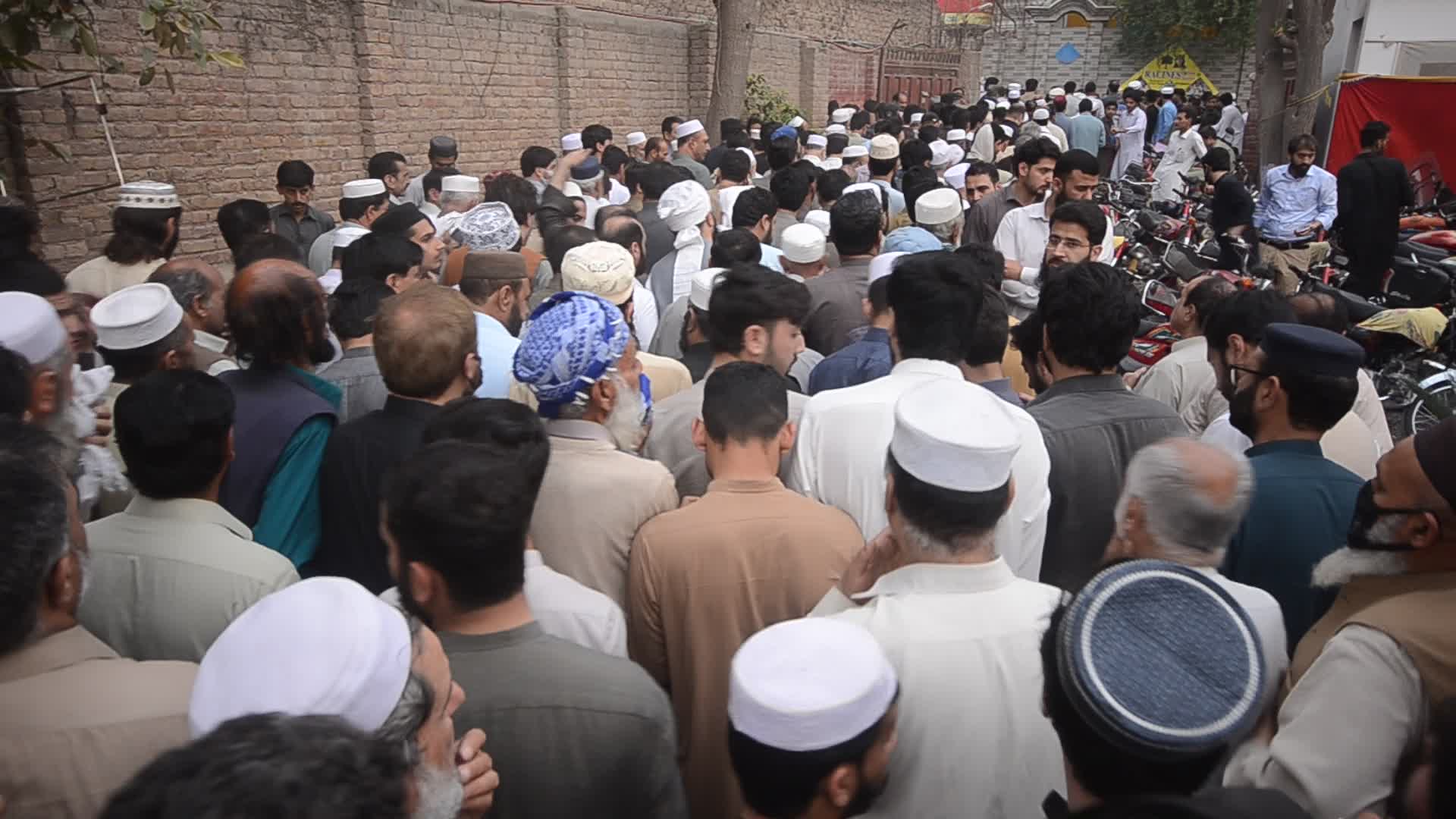 Funeral for young Pakistani shipwreck victim in Peshawar
