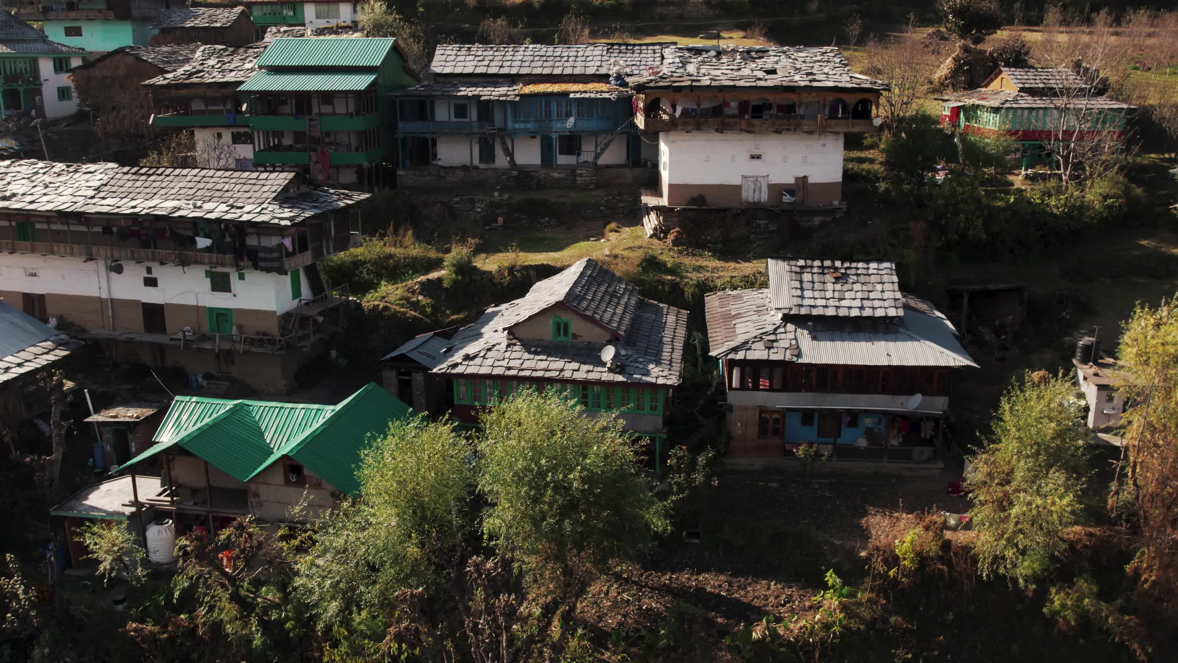 Remote Himalayan Village - Behlo: 4K video which gives a Rare Glimpse into the Simple Life of the Himalayan Village with Traditional Houses 