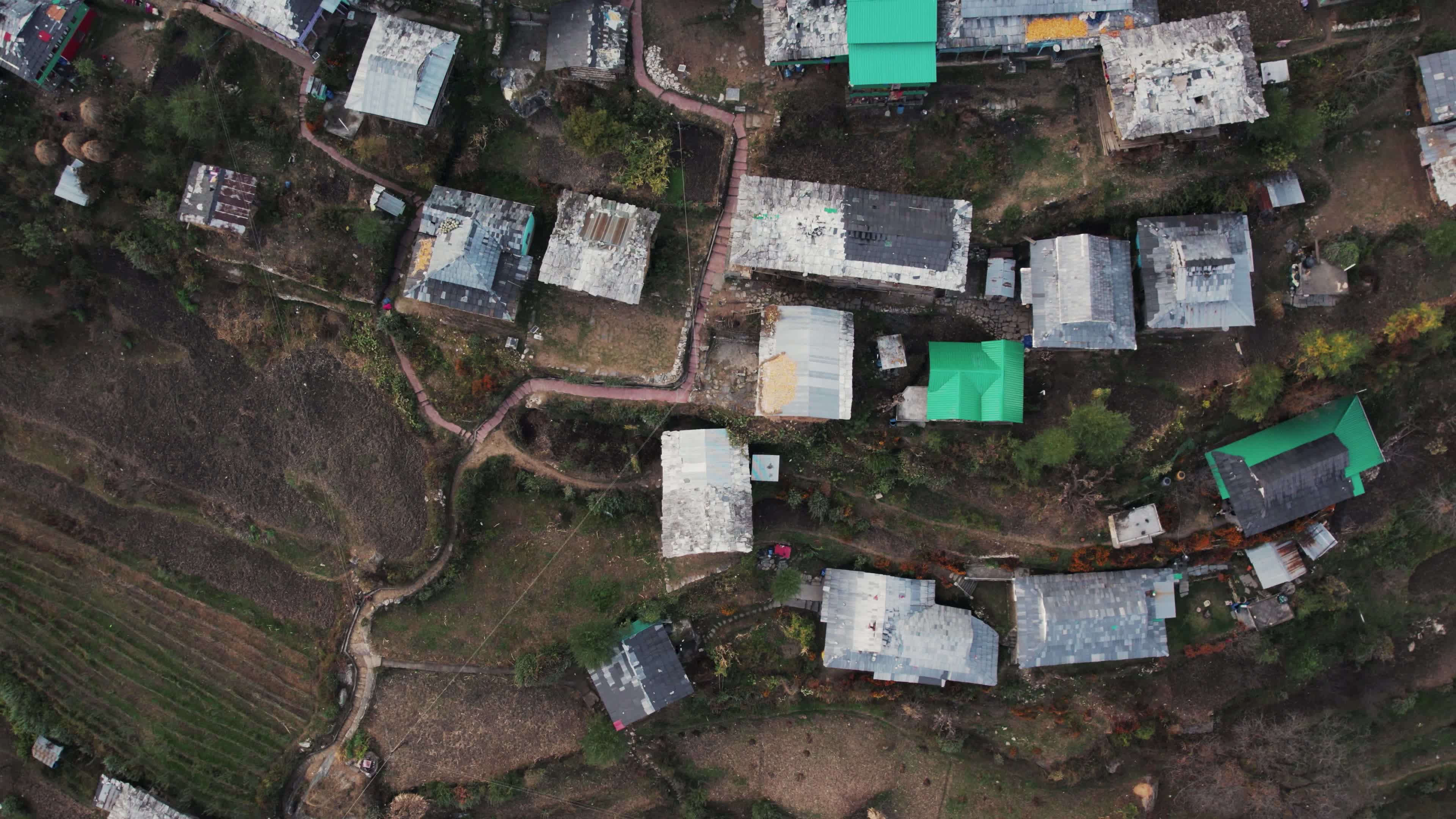 Remote Himalayan Village - Behlo: 4K video which gives a Rare Glimpse into the Simple Life of the Himalayan Village with Traditional Houses 
