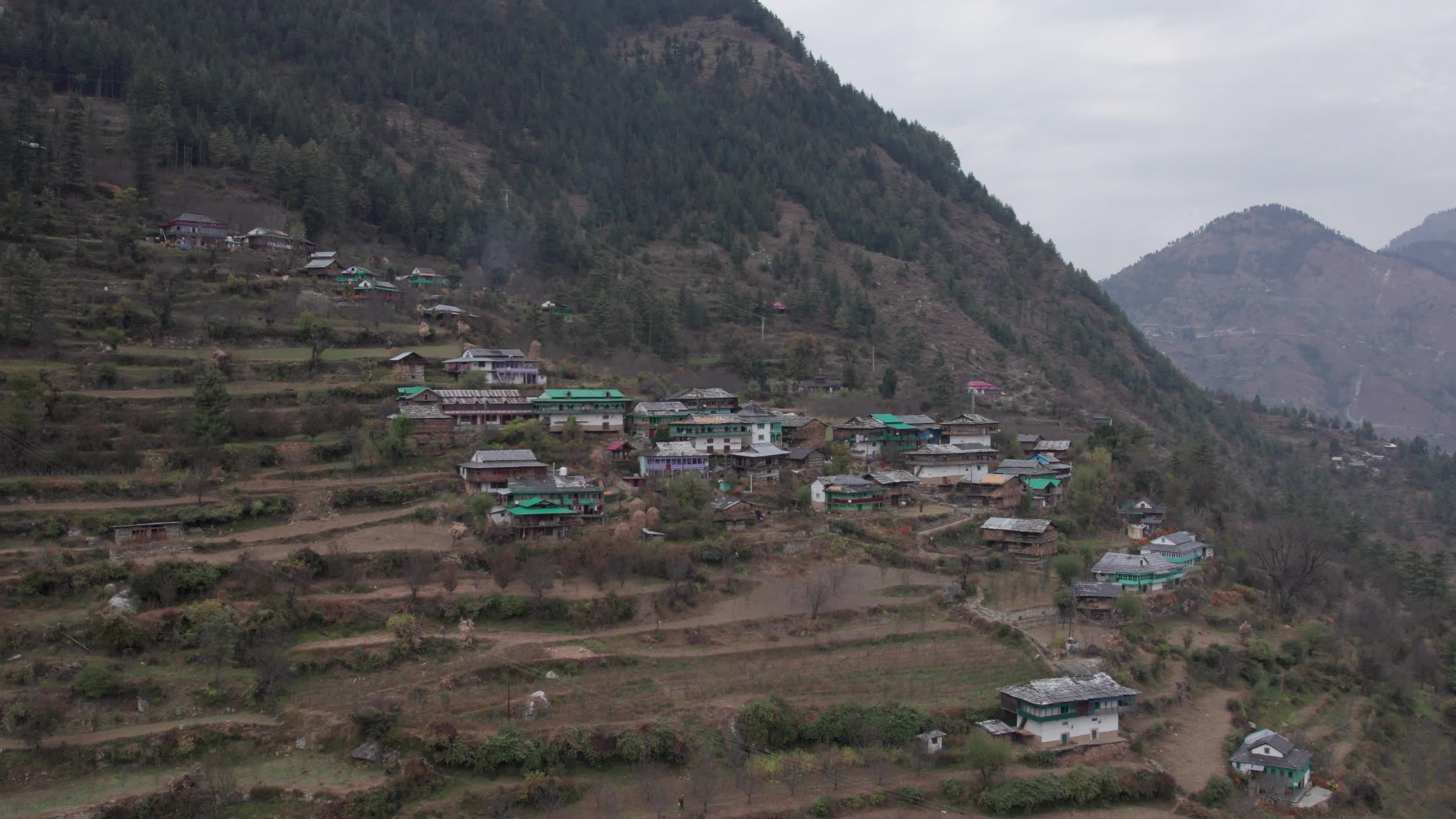 Remote Himalayan Village - Behlo: 4K video which gives a Rare Glimpse into the Simple Life of the Himalayan Village with Traditional Houses 