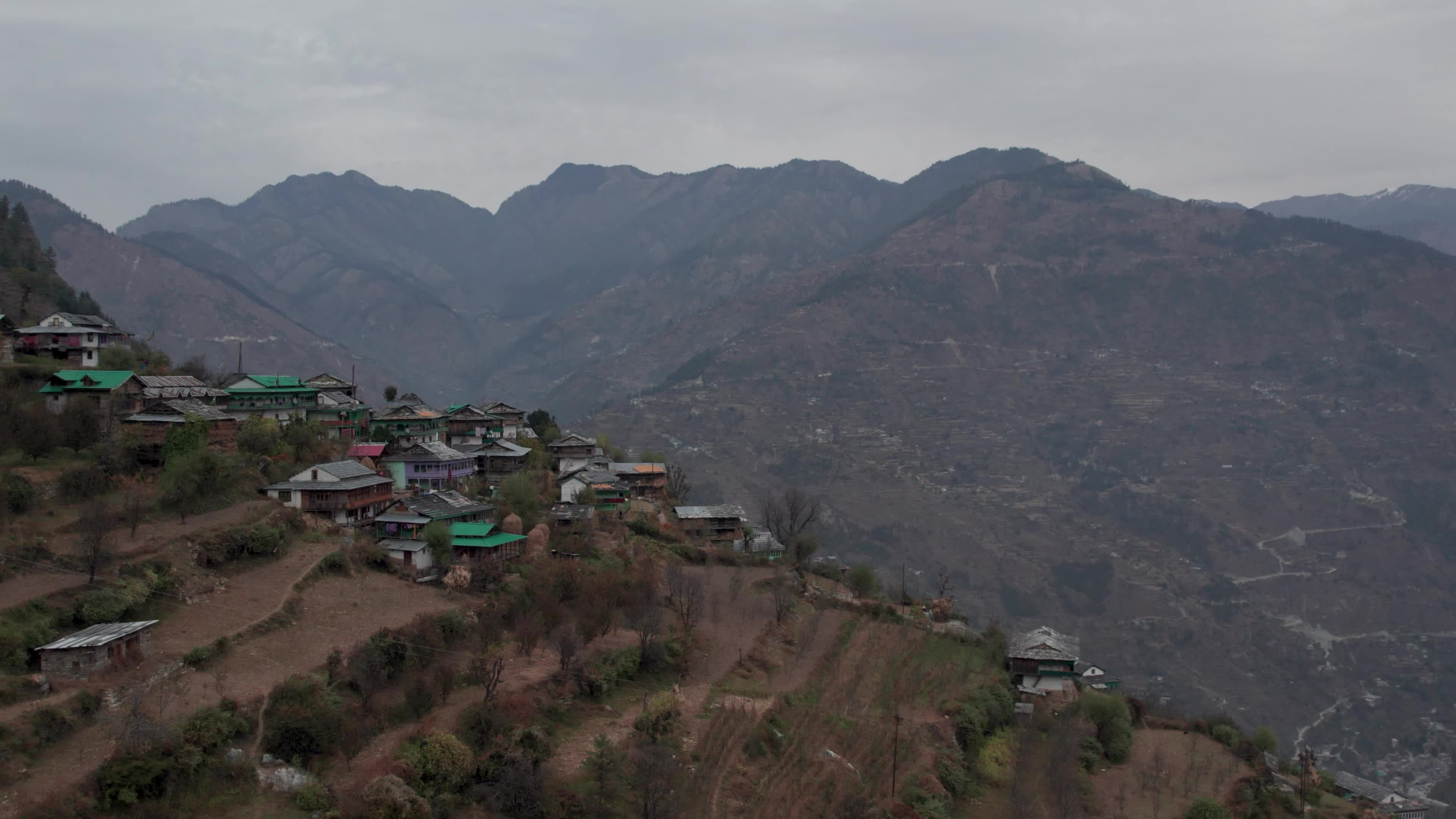 Remote Himalayan Village - Behlo: 4K video which gives a Rare Glimpse into the Simple Life of the Himalayan Village with Traditional Houses 