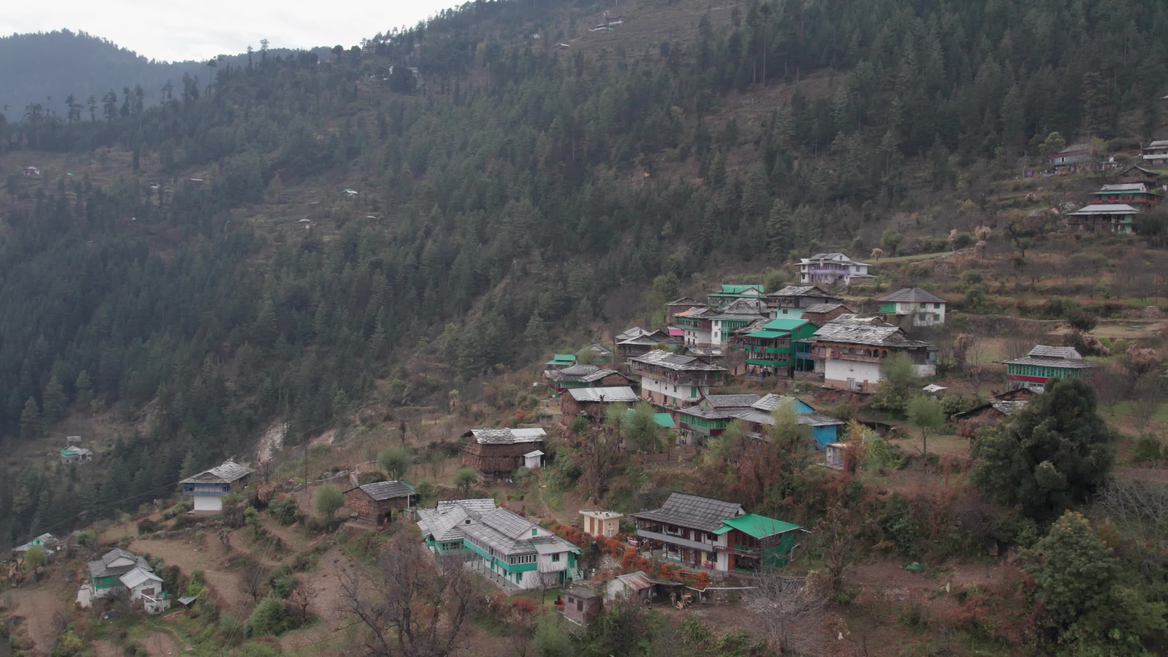 Remote Himalayan Village - Behlo: 4K video which gives a Rare Glimpse into the Simple Life of the Himalayan Village with Traditional Houses 