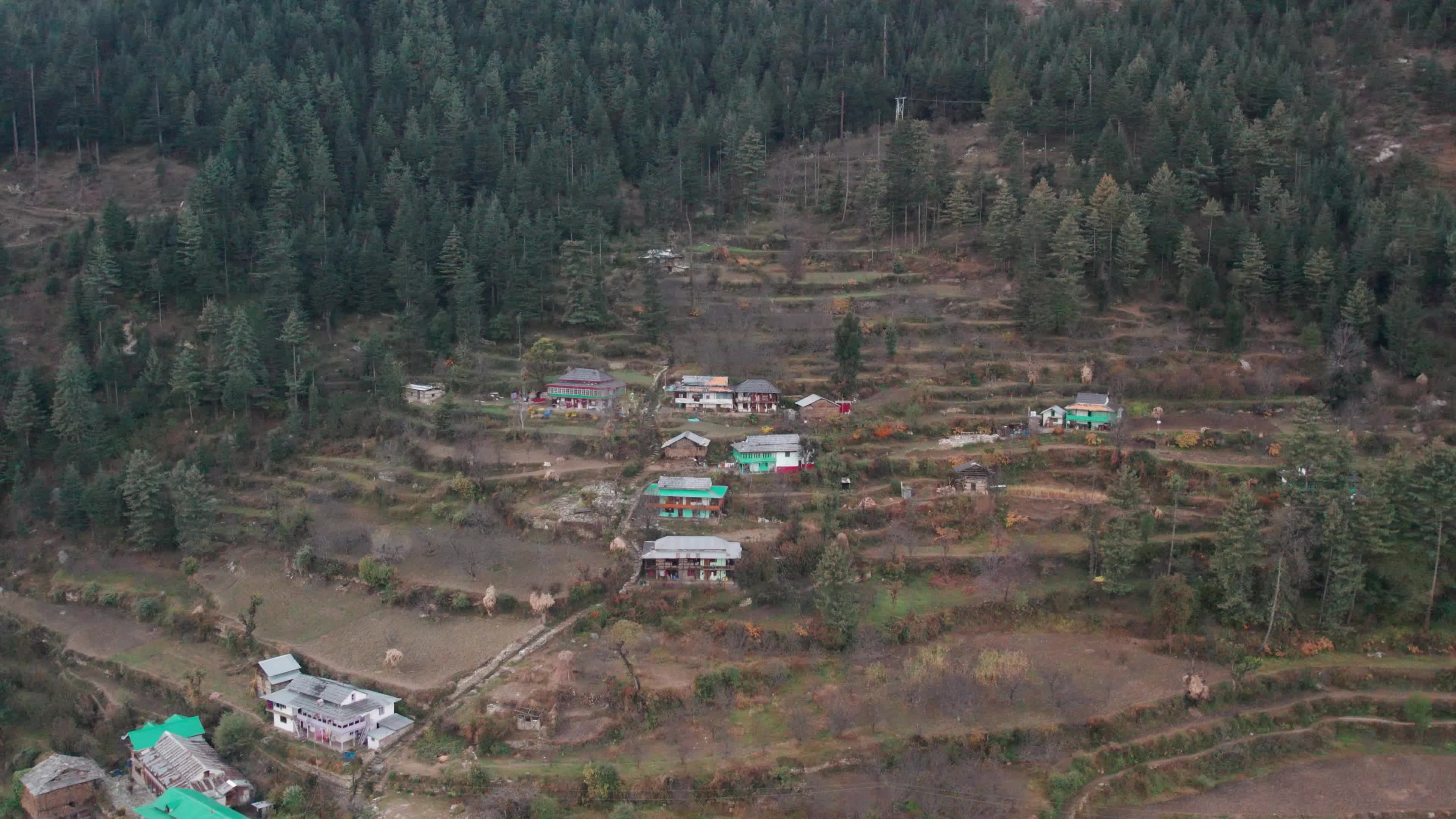 Remote Himalayan Village - Behlo: 4K video which gives a Rare Glimpse into the Simple Life of the Himalayan Village with Traditional Houses 