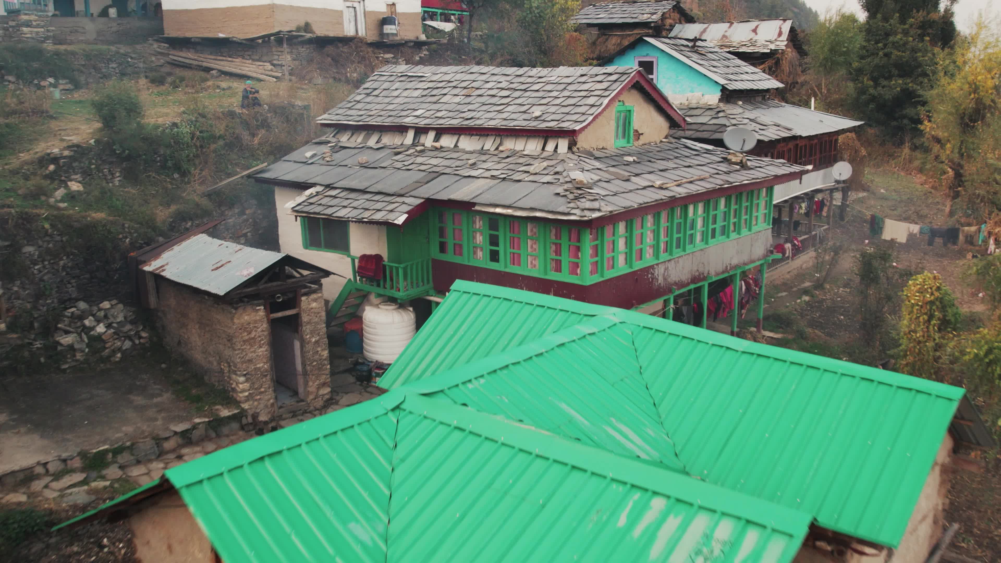 Remote Himalayan Village - Behlo: 4K video which gives a Rare Glimpse into the Simple Life of the Himalayan Village with Traditional Houses 