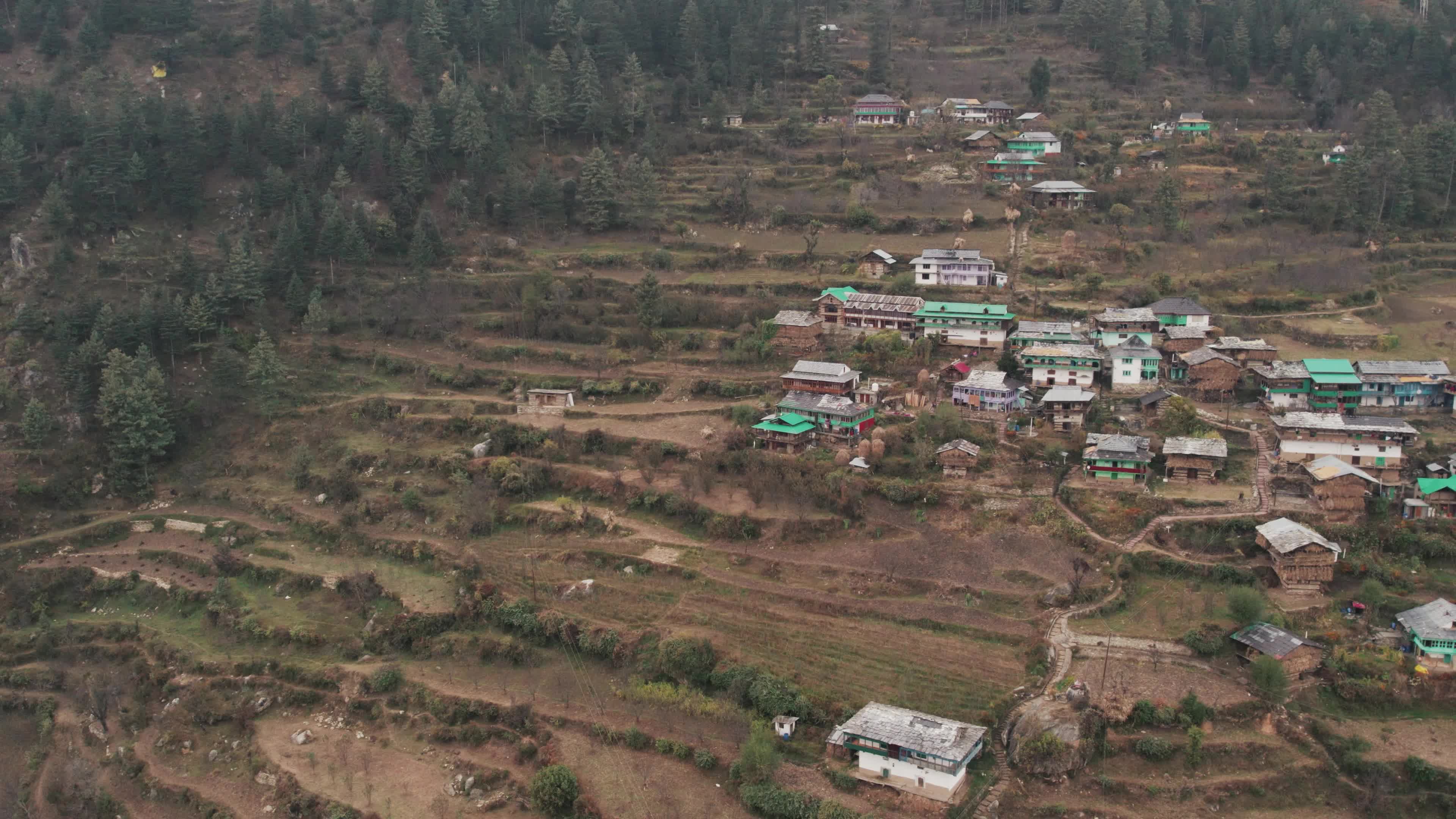 Remote Himalayan Village - Behlo: 4K video which gives a Rare Glimpse into the Simple Life of the Himalayan Village with Traditional Houses 