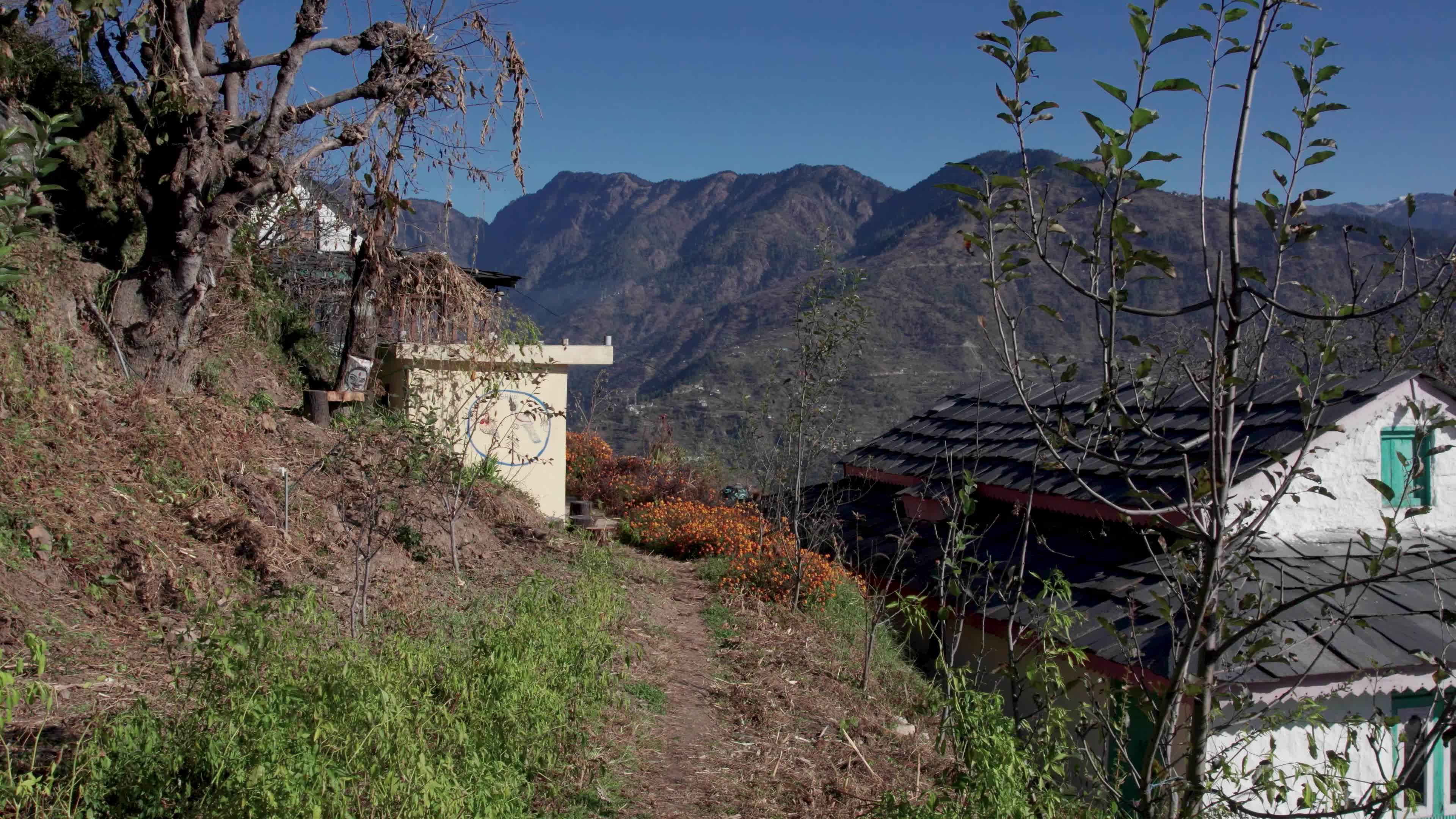 Behlo Village Wooden Cottage - A Multistory Himalayan Retreat | 4K Drone Video