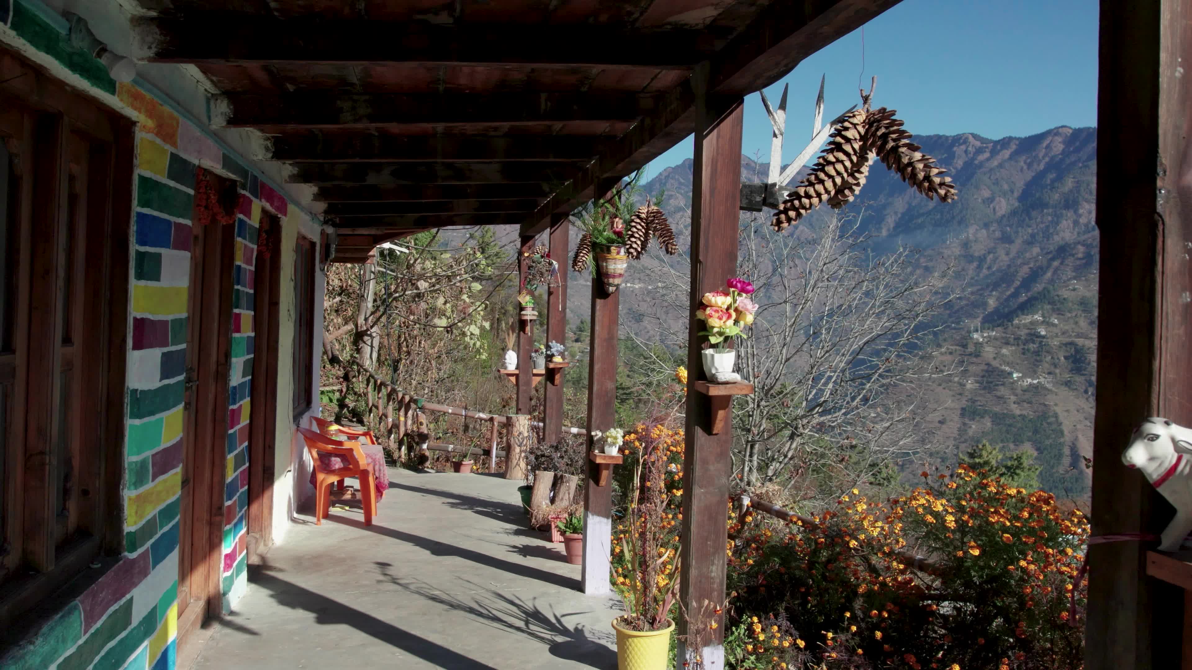 Behlo Village Wooden Cottage - A Multistory Himalayan Retreat | 4K Drone Video