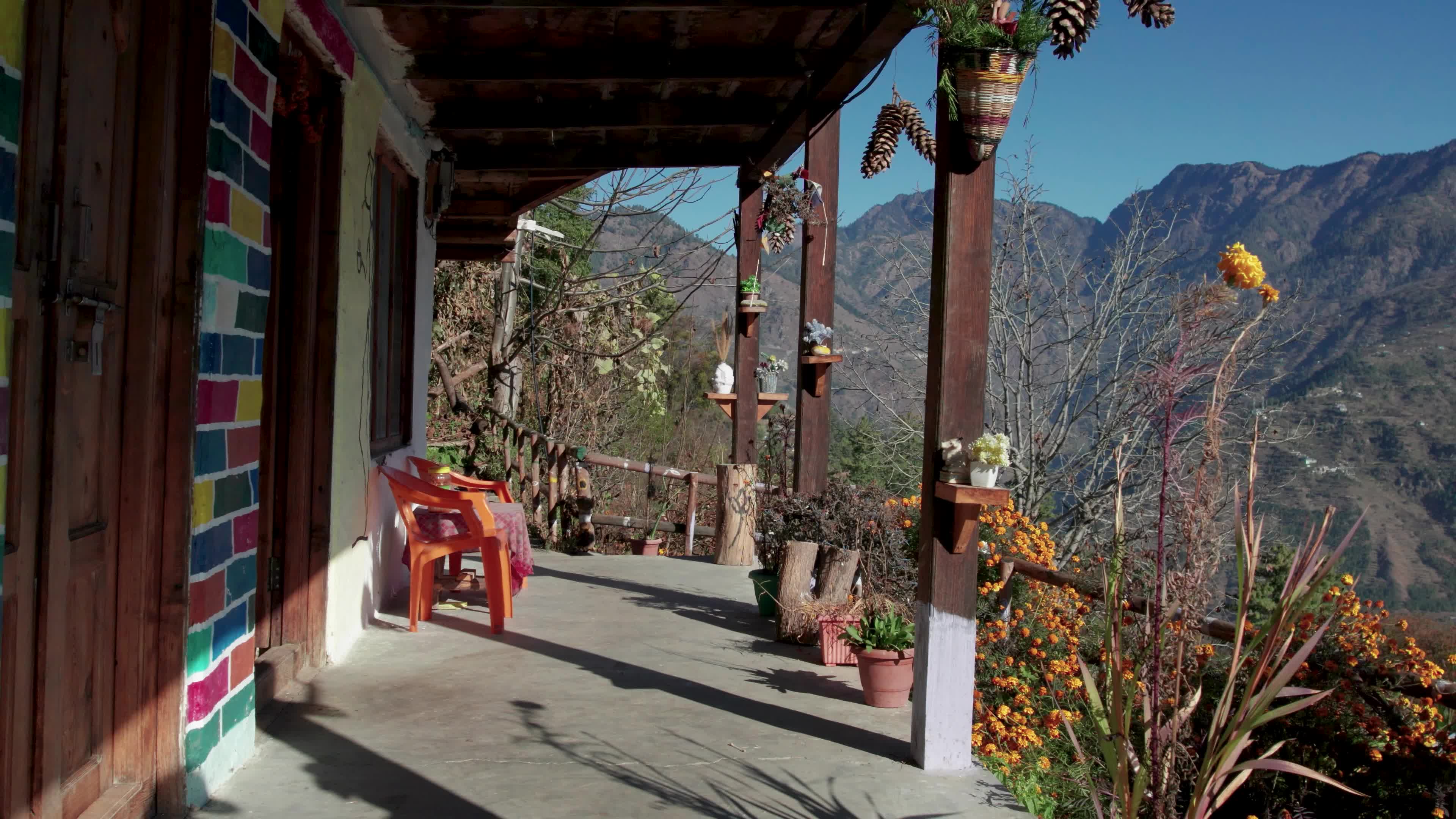 Behlo Village Wooden Cottage - A Multistory Himalayan Retreat | 4K Drone Video
