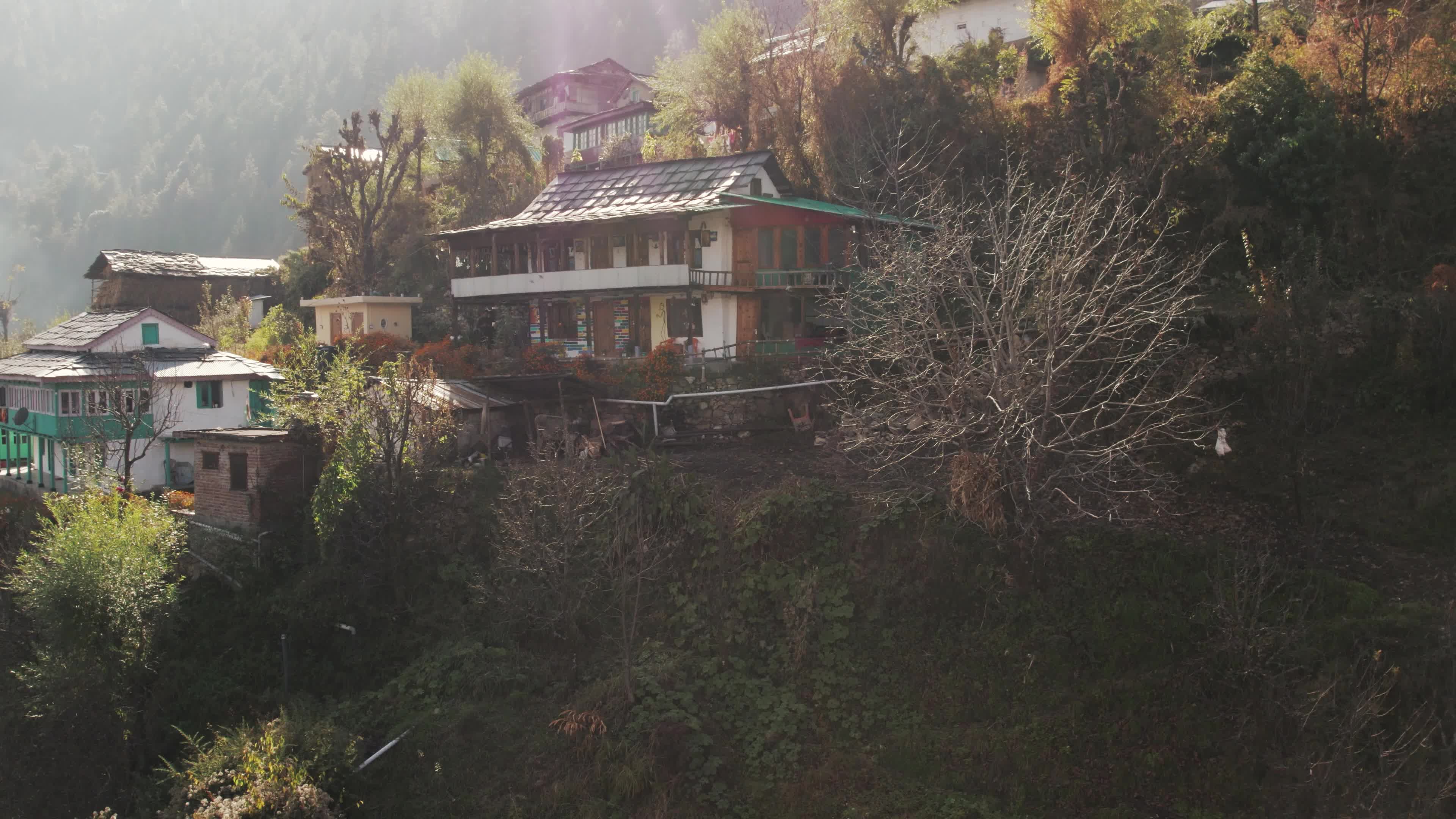 Behlo Village Wooden Cottage - A Multistory Himalayan Retreat | 4K Drone Video