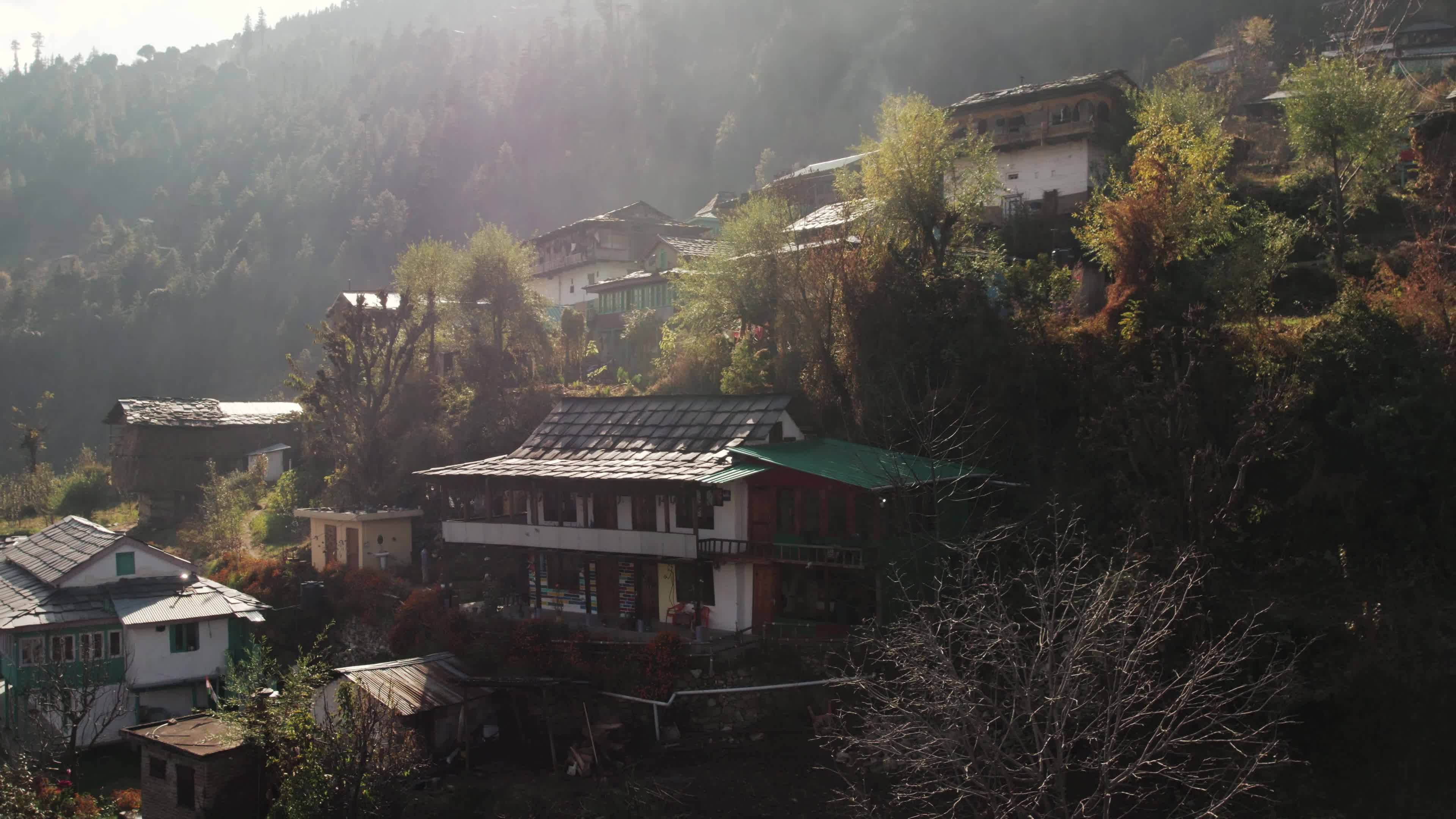 Behlo Village Wooden Cottage - A Multistory Himalayan Retreat | 4K Drone Video