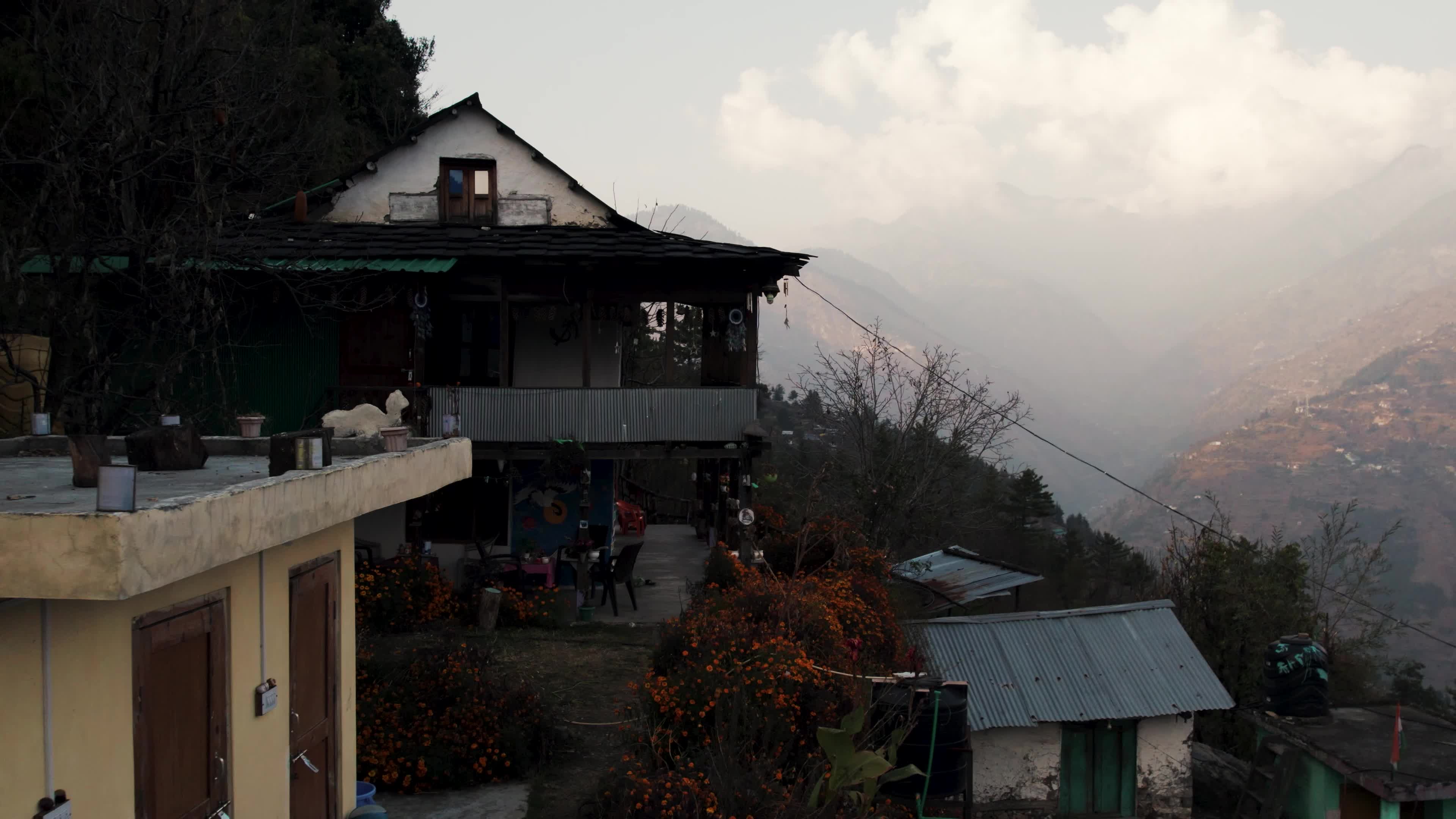 Behlo Village Wooden Cottage - A Multistory Himalayan Retreat | 4K Drone Video