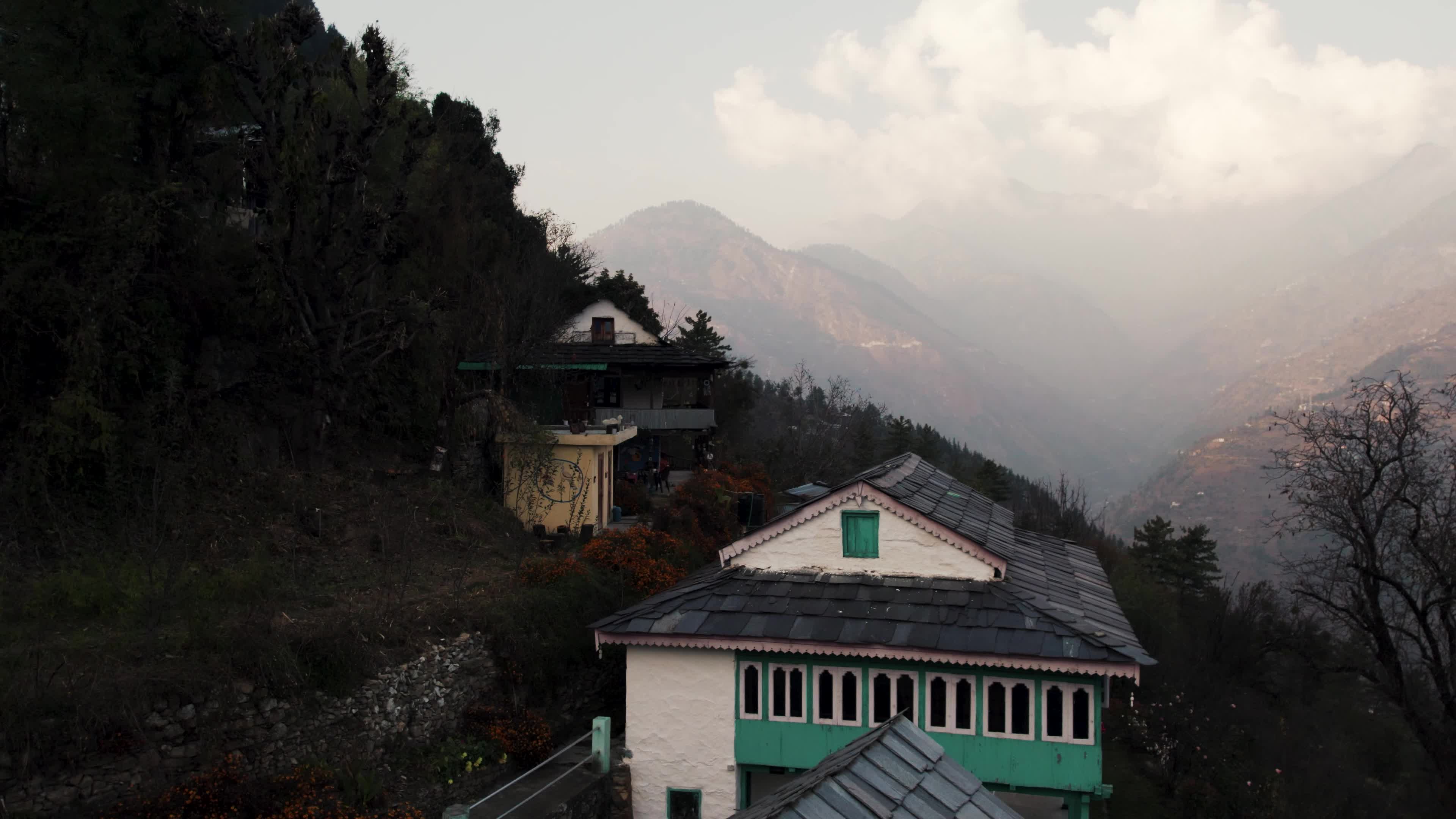 Behlo Village Wooden Cottage - A Multistory Himalayan Retreat | 4K Drone Video