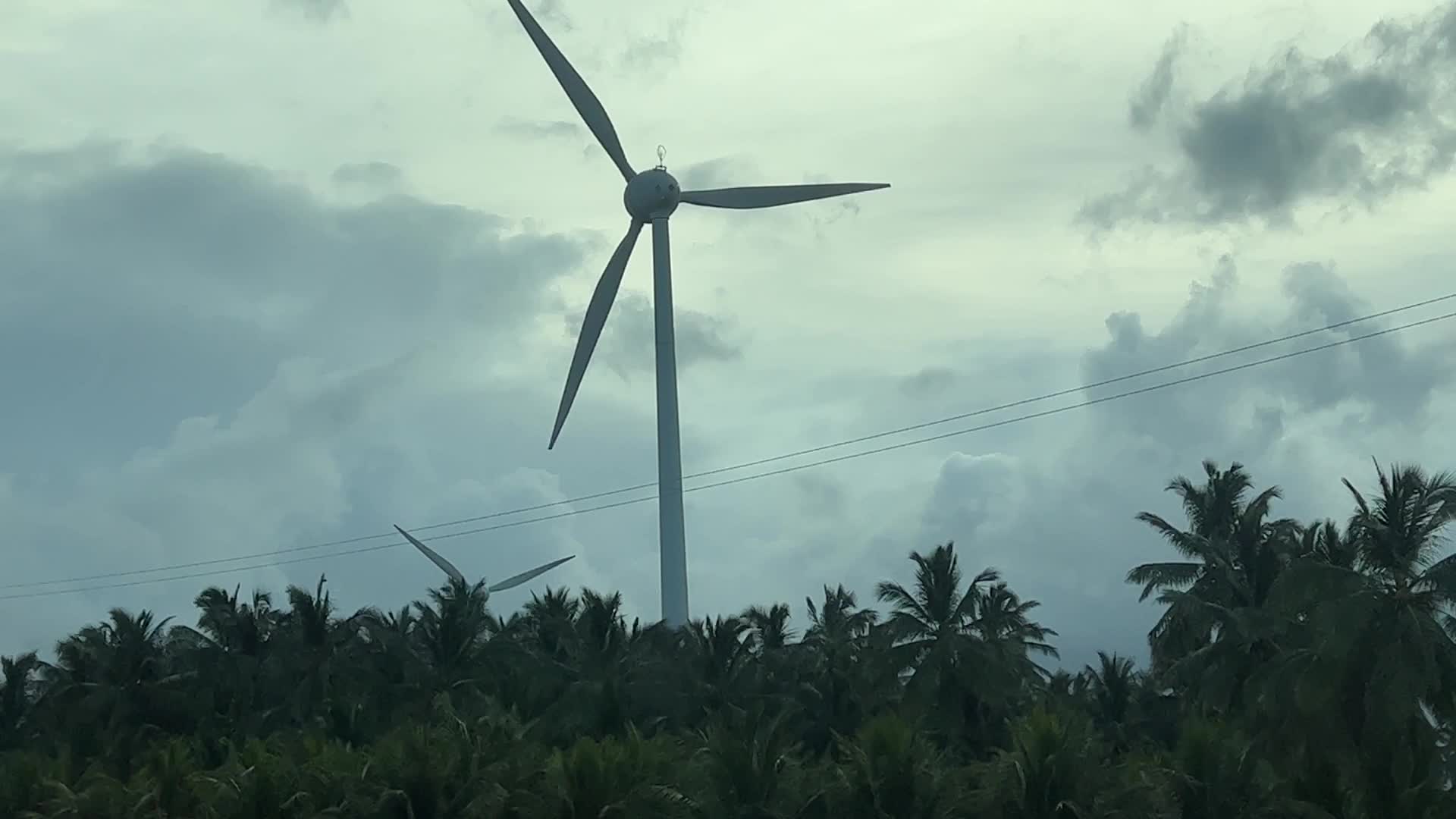 Turbines generate electricity in Tamil Nadu