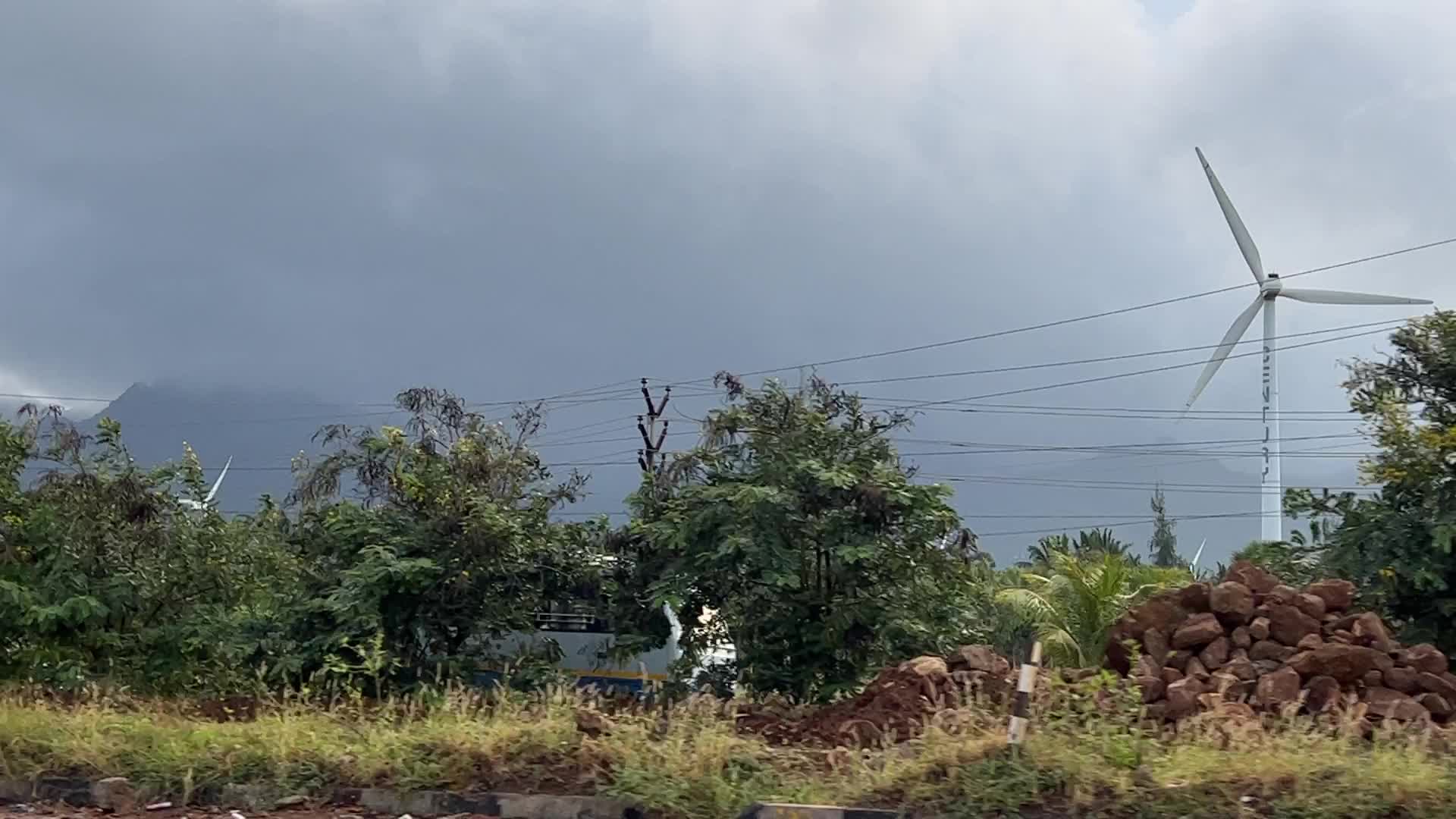 Turbines generate electricity in Tamil Nadu