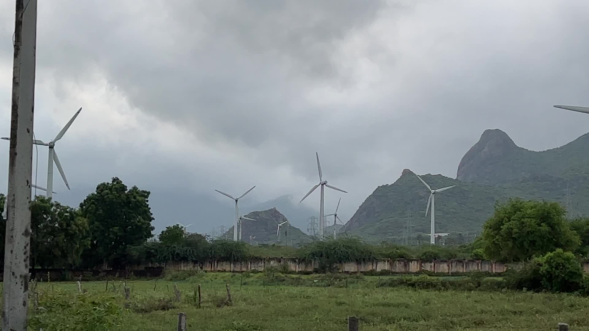 Turbines generate electricity in Tamil Nadu