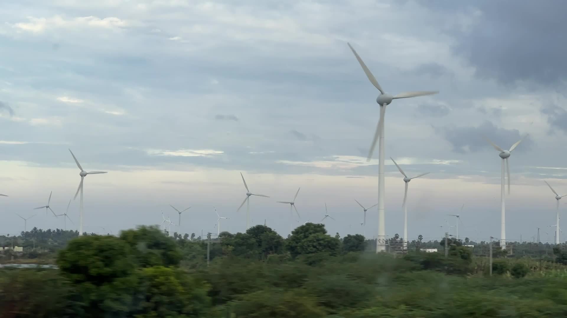 Turbines generate electricity in Tamil Nadu