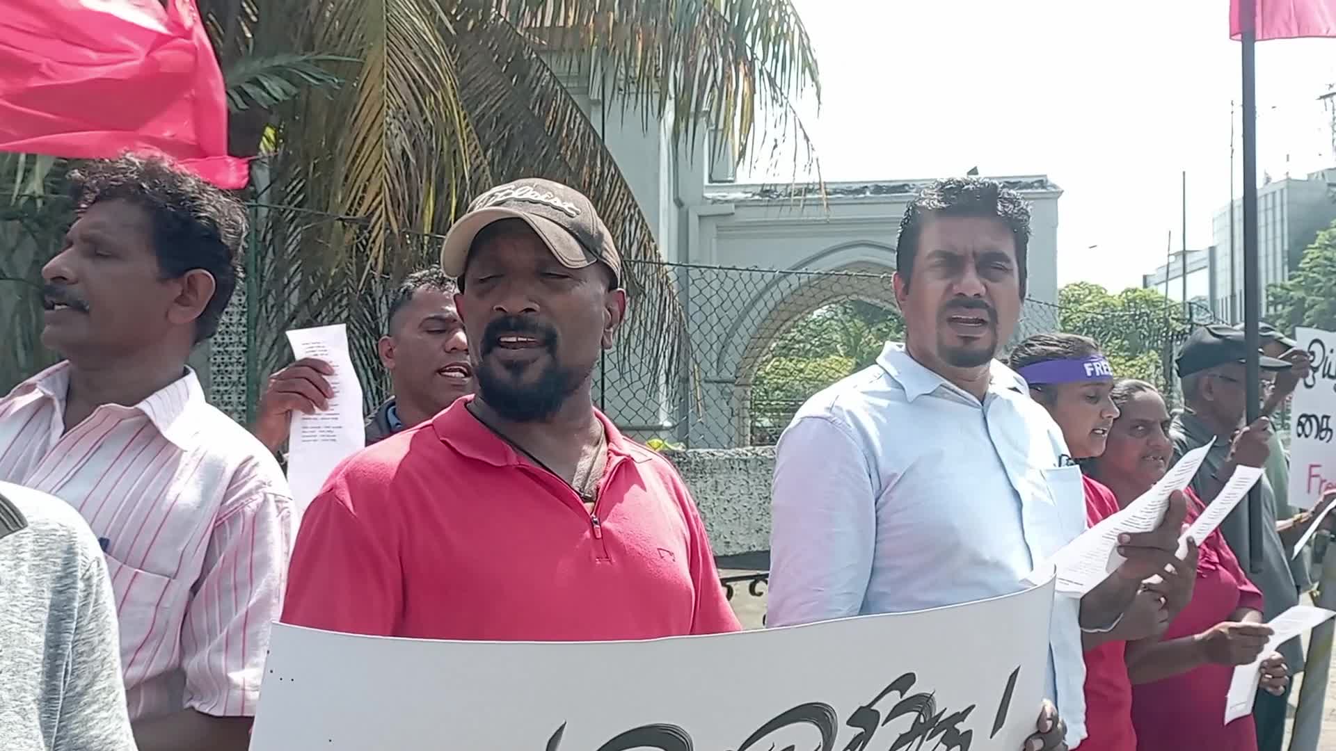 Woman's day protest in Colombo, Sri Lanka