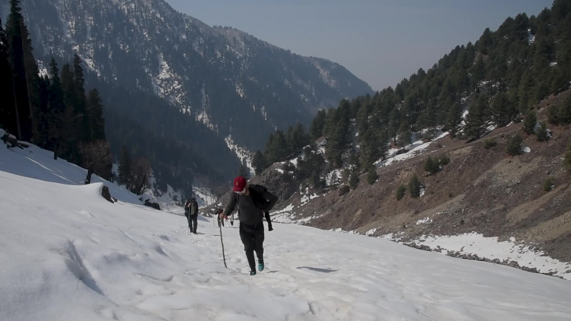 Trekking to Zabarwan Range Kashmir.