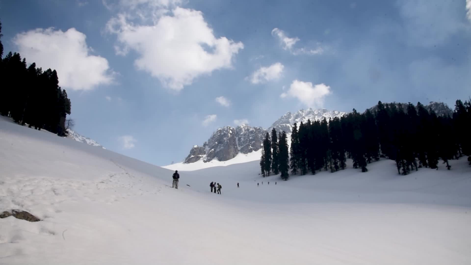 Trekking to Zabarwan Range Kashmir.
