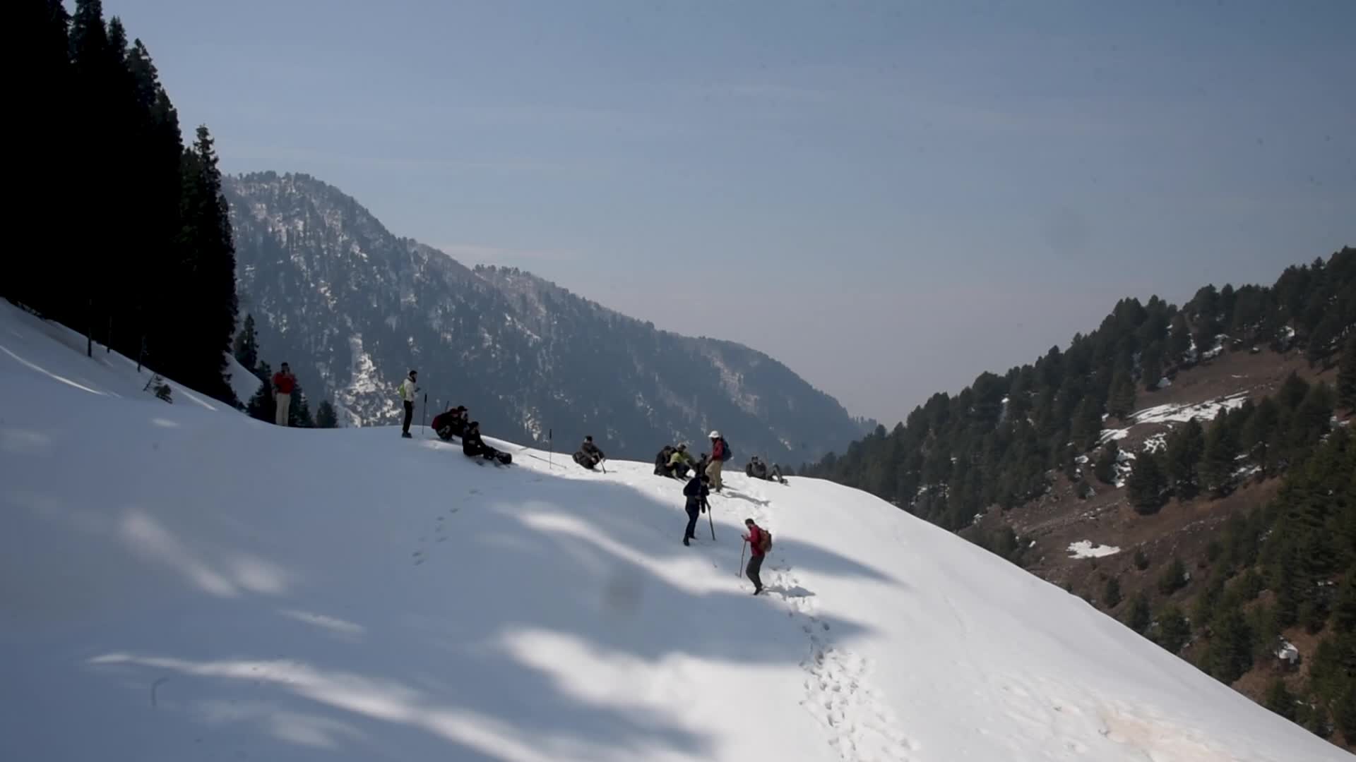 Trekking to Zabarwan Range Kashmir.