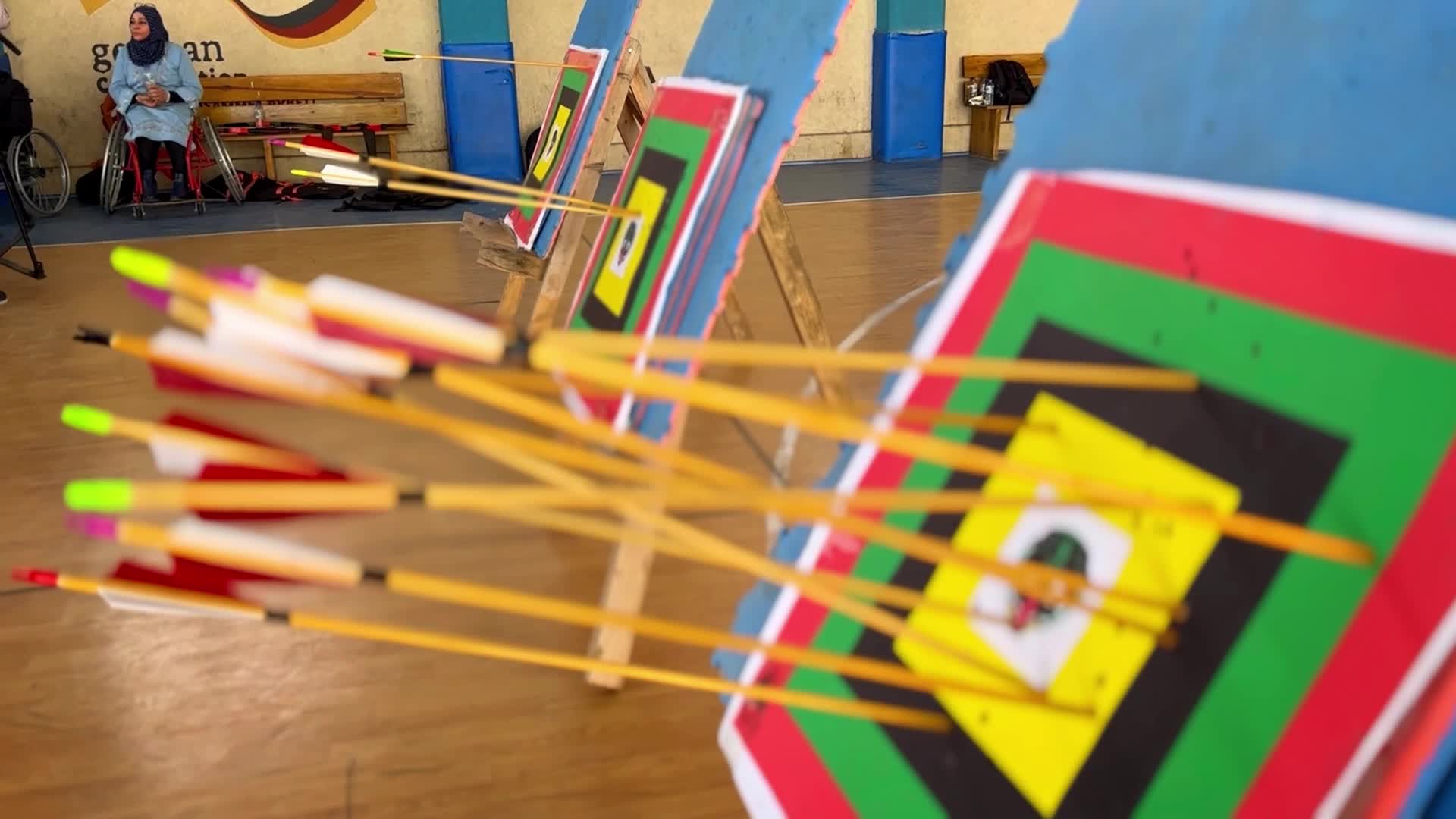 Archery For Disabled People In Gaza, Palestine