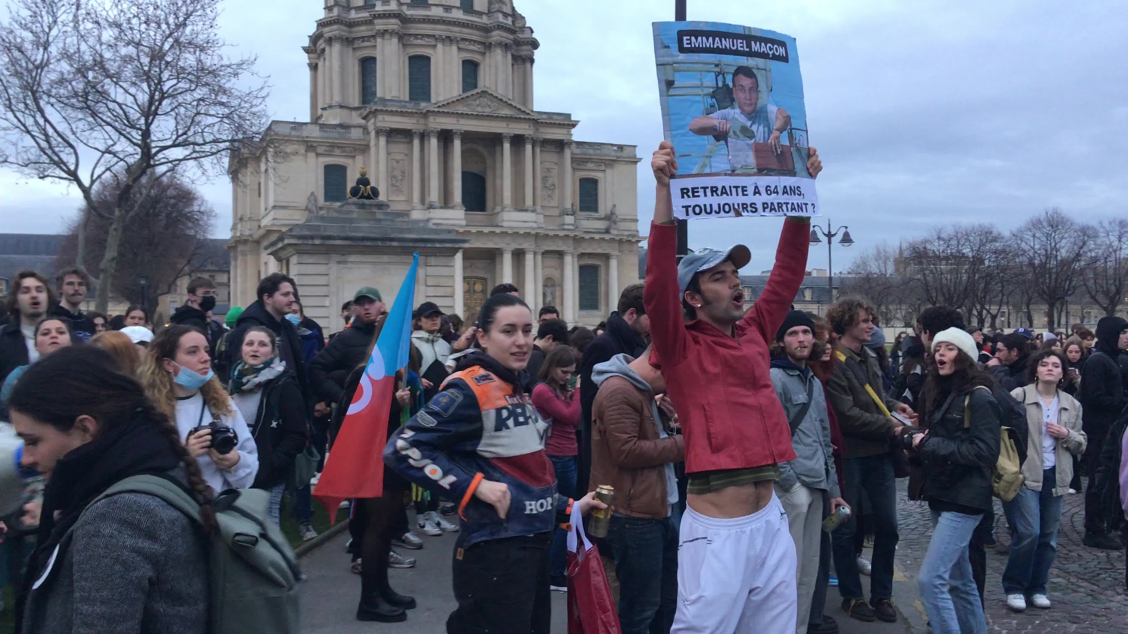 Protests Continue Over Pension Reform In France