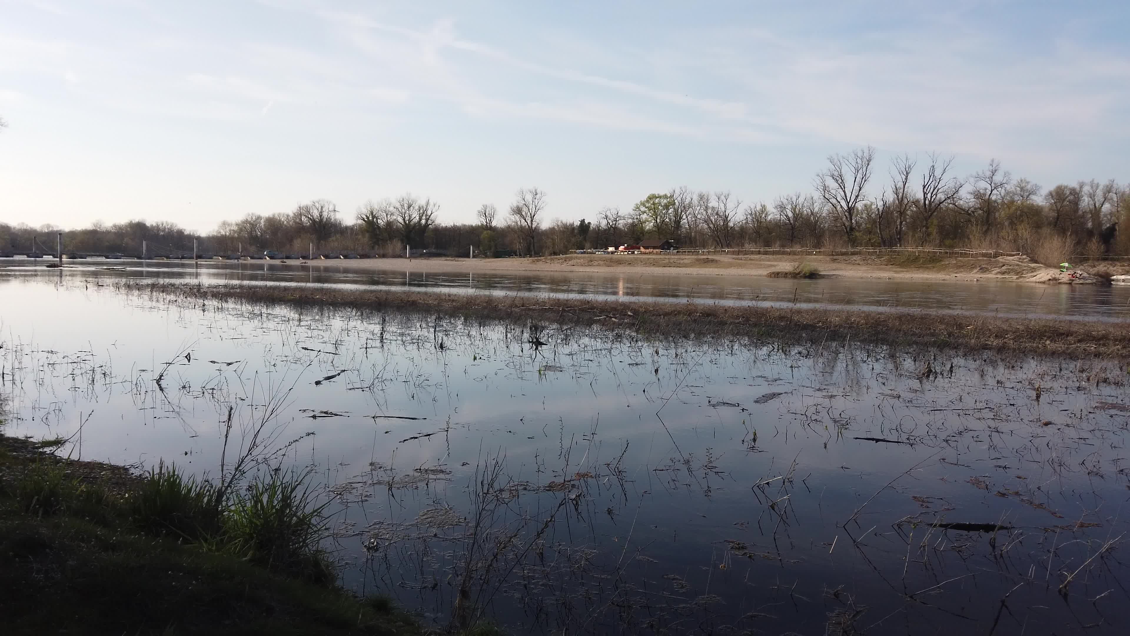Drought In Northern Italy: The Aridity Of The Ticino River.