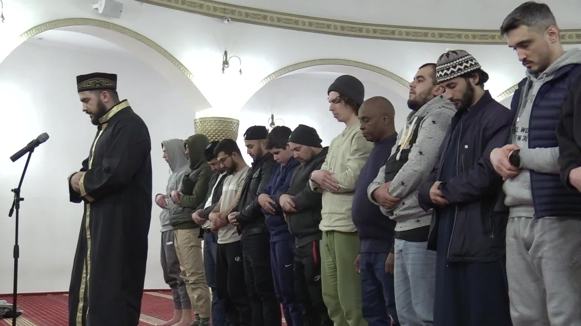 An evening prayer marking the first eve of the Holy fasting month of Ramadan in Kyiv, amid Russian invasion of Ukraine