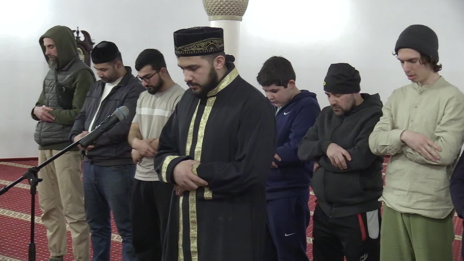 An evening prayer marking the first eve of the Holy fasting month of Ramadan in Kyiv, amid Russian invasion of Ukraine