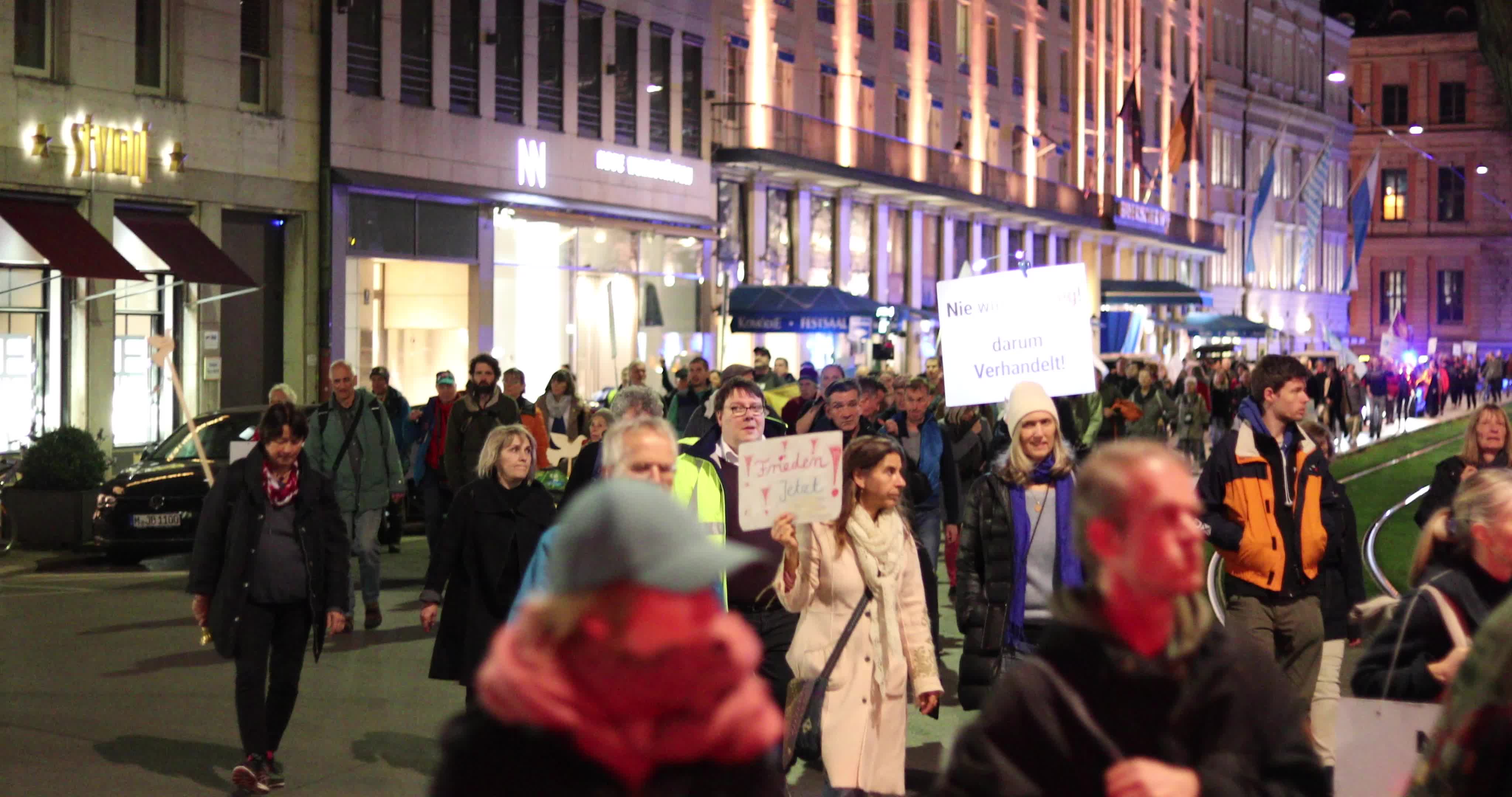 Pro-russian demo for peace in Munich