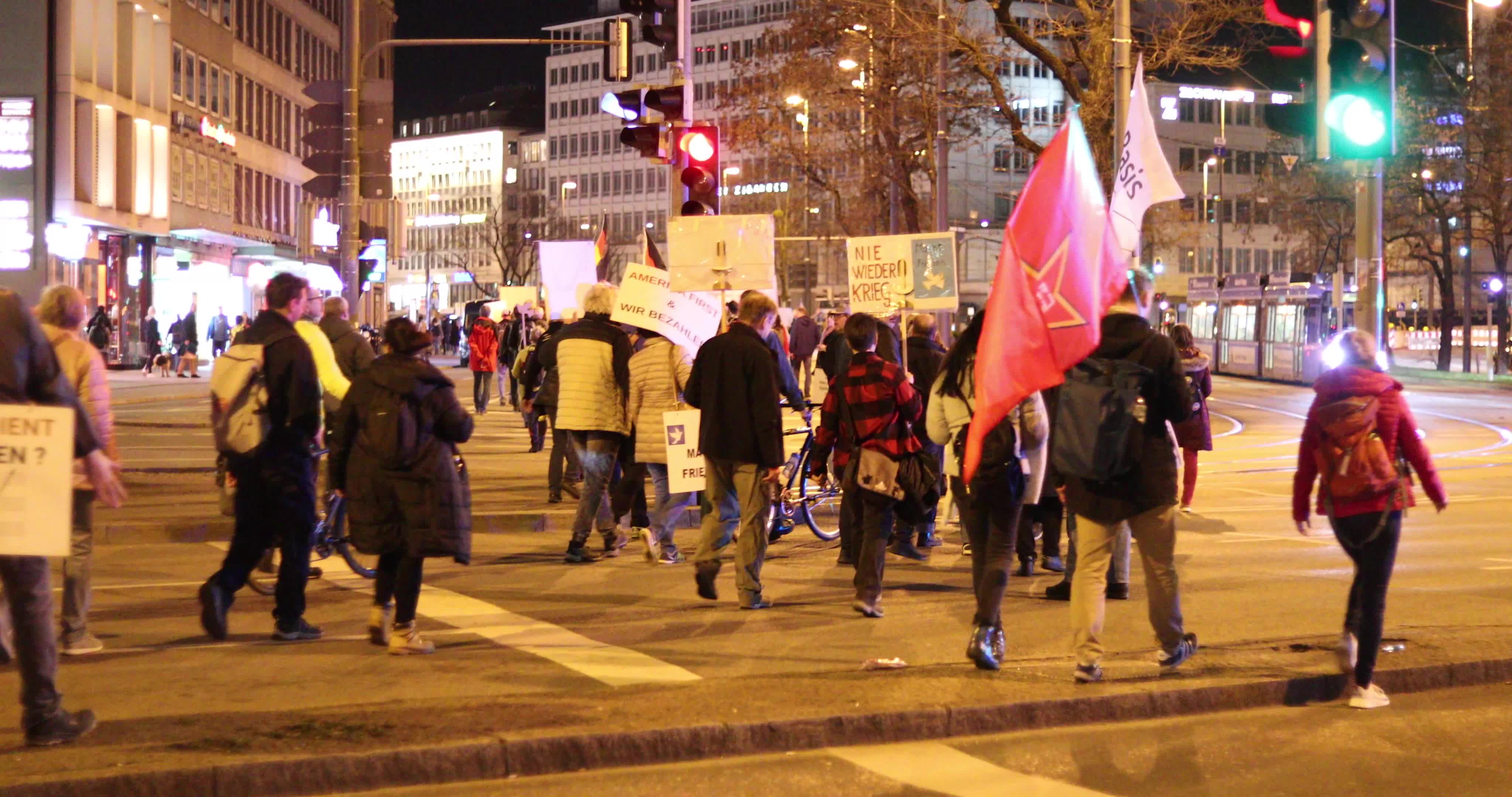 Pro-russian demo for peace in Munich