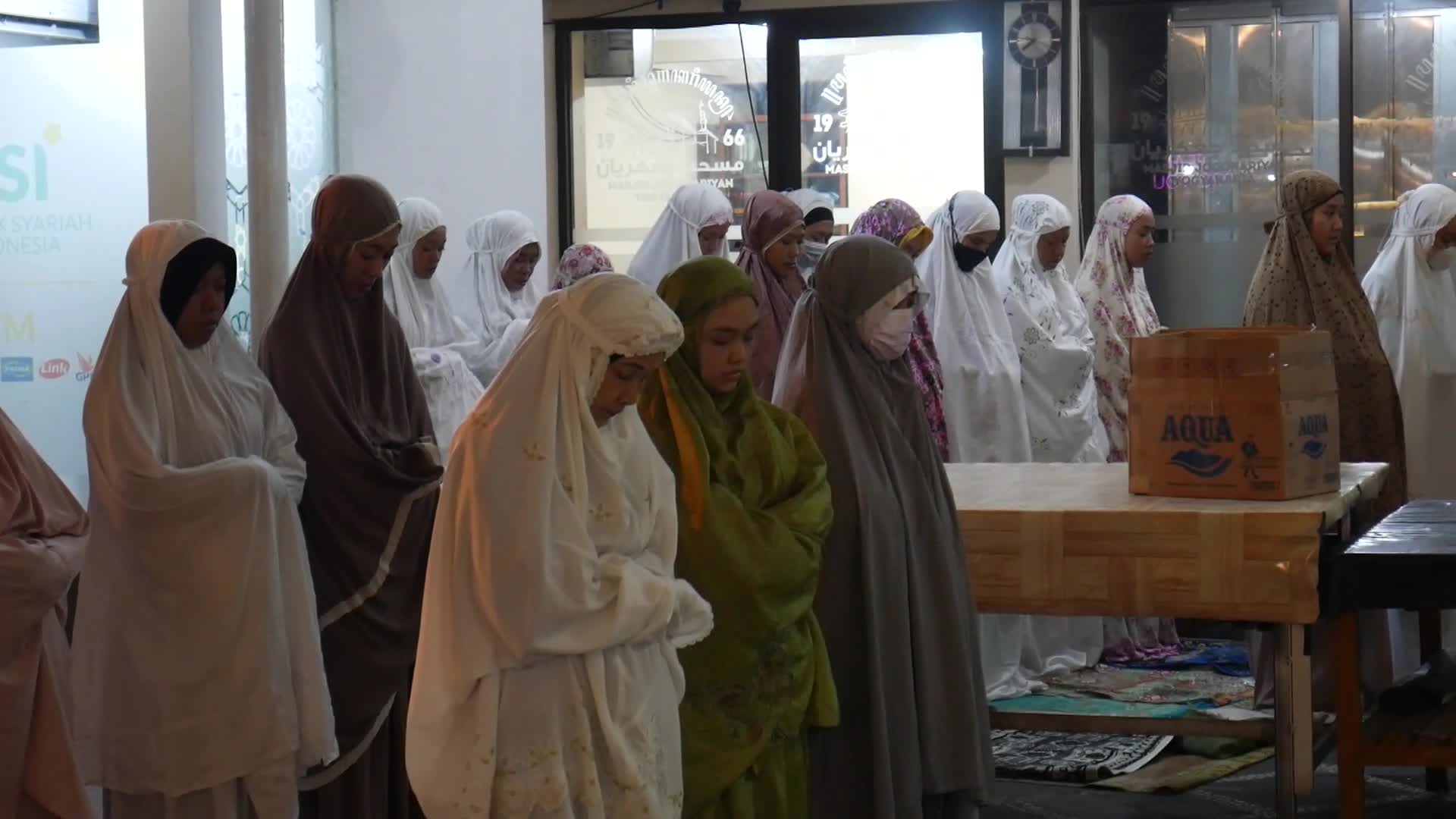 Tarawih Prayer During Ramadan In Indonesia