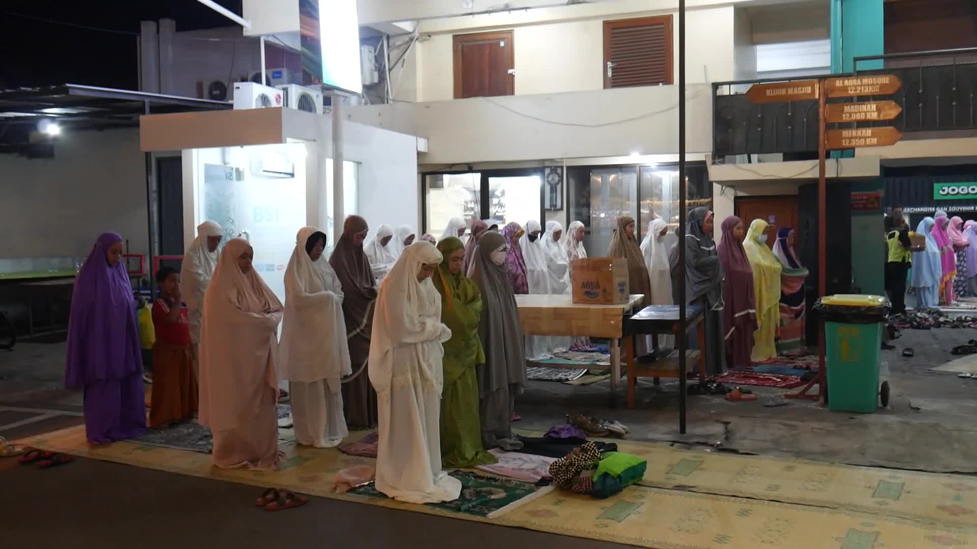 Tarawih Prayer During Ramadan In Indonesia