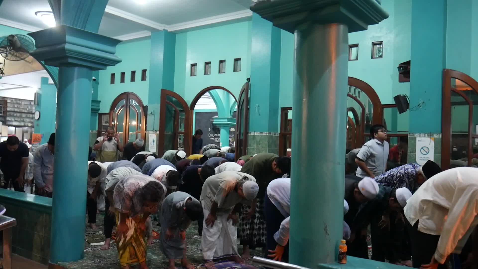 Tarawih Prayer During Ramadan In Indonesia