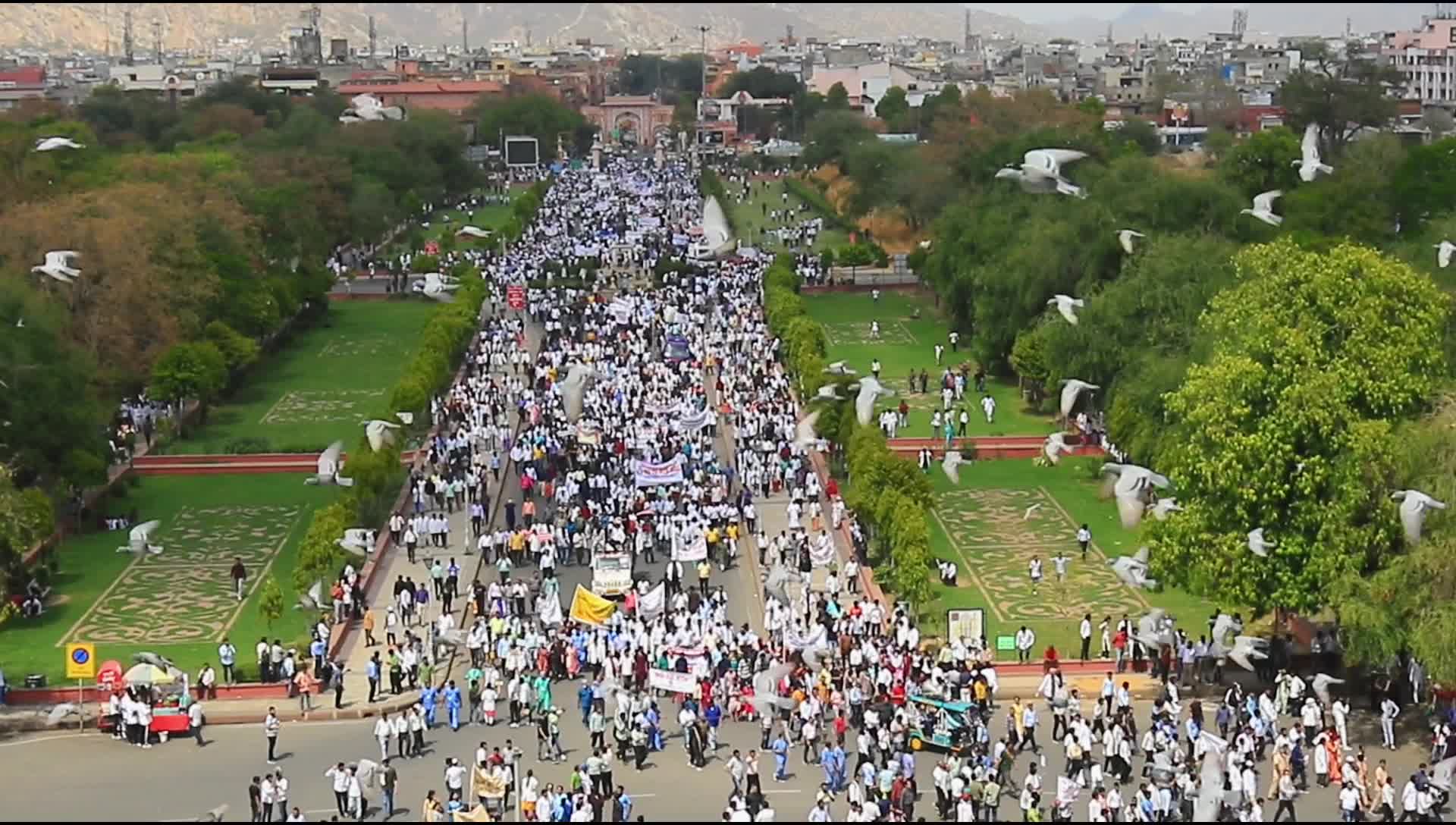 Doctors Protest Rally In Jaipur 