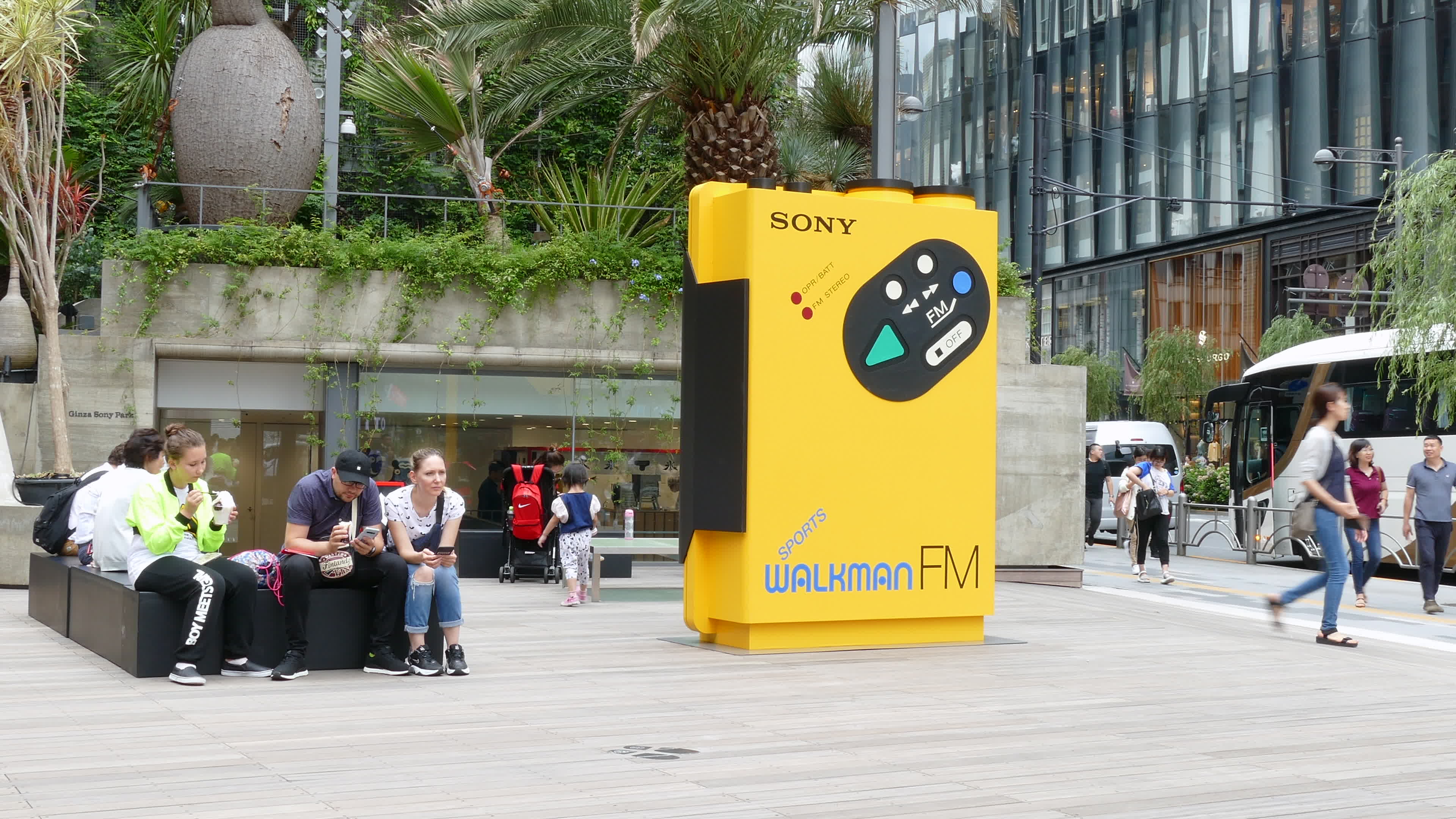 Sony celebrates the 40th anniversary of Walkman in Ginza