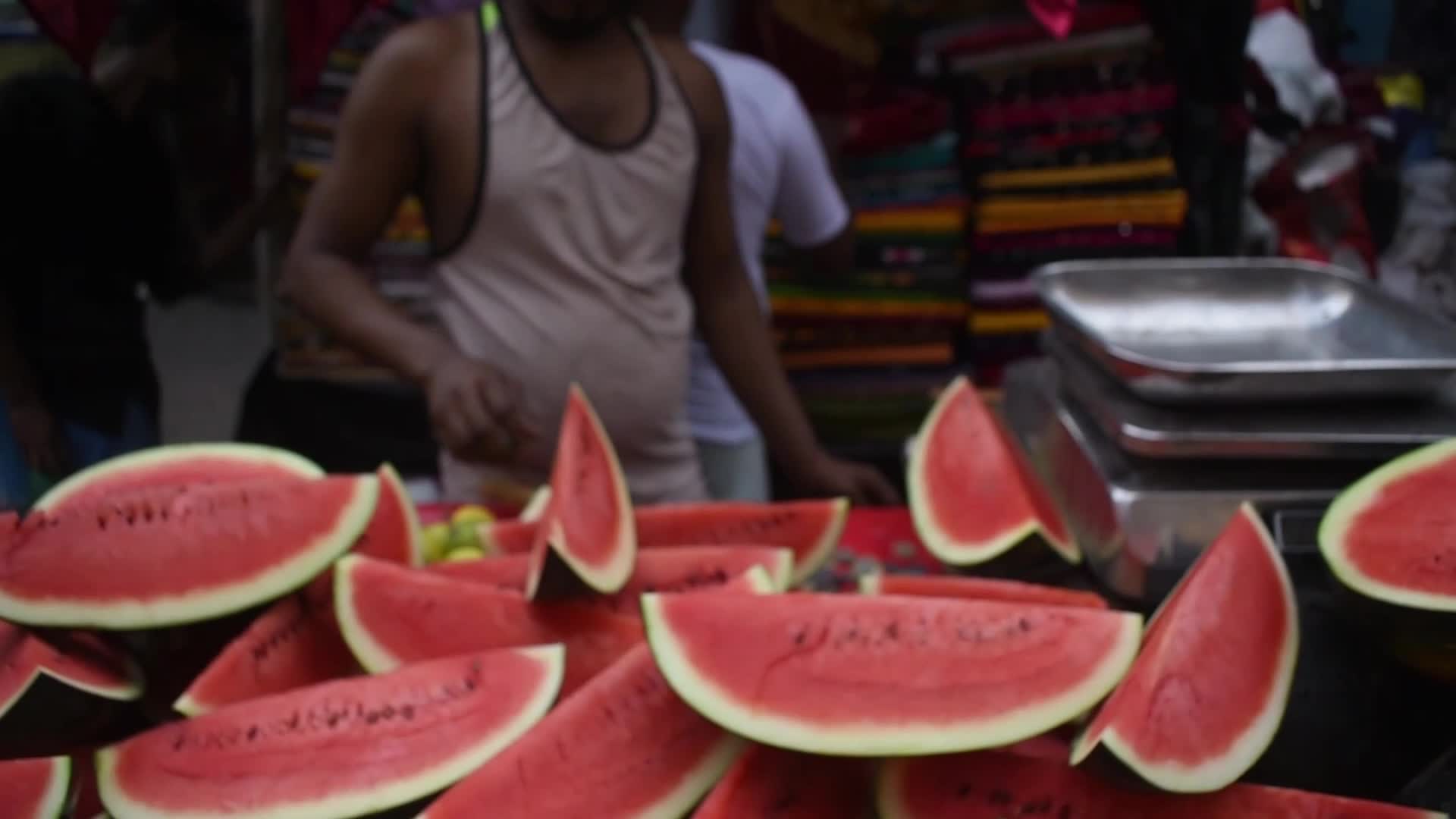 Iftar market in Kolkata, India