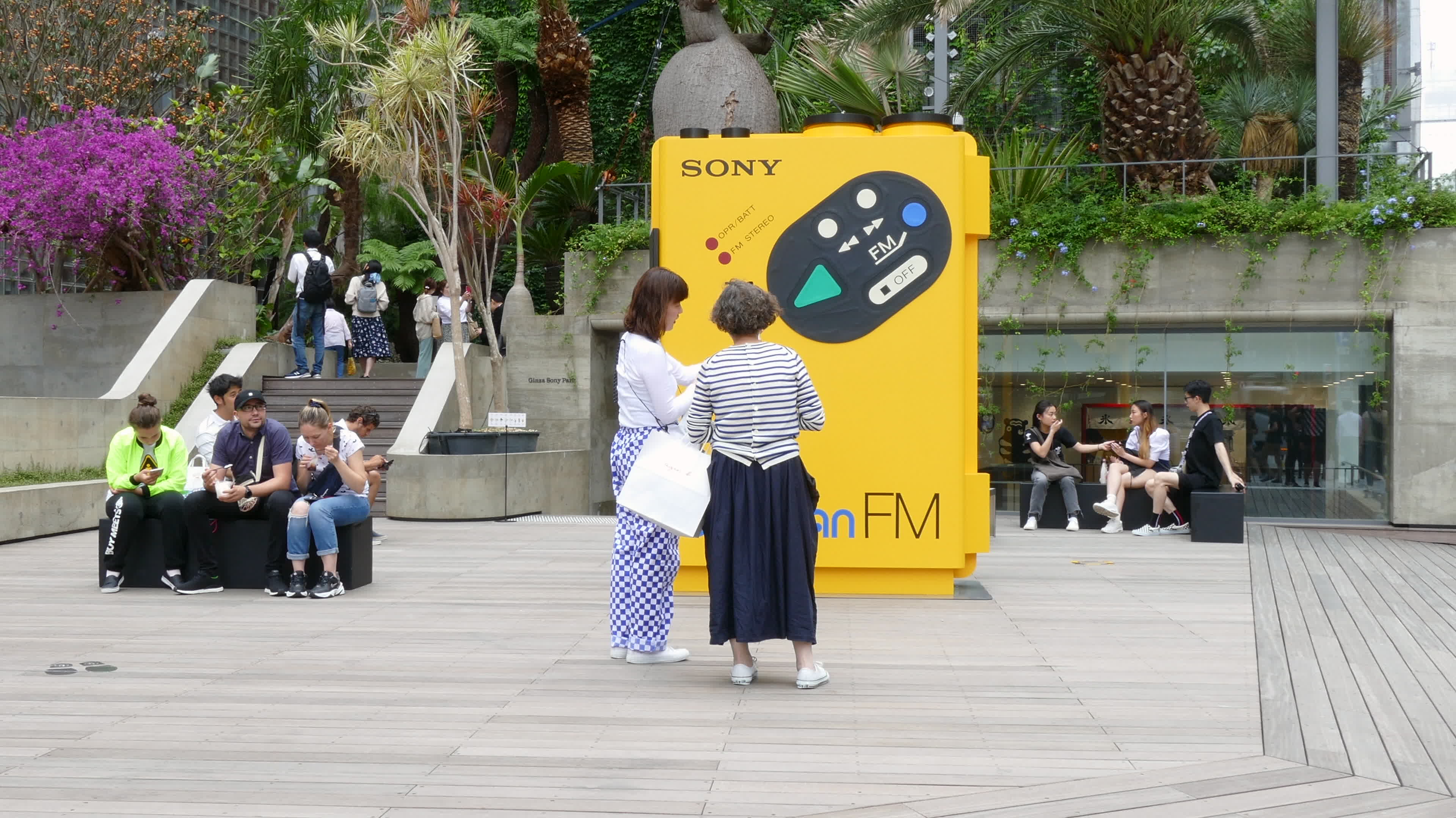 Sony celebrates the 40th anniversary of Walkman in Ginza