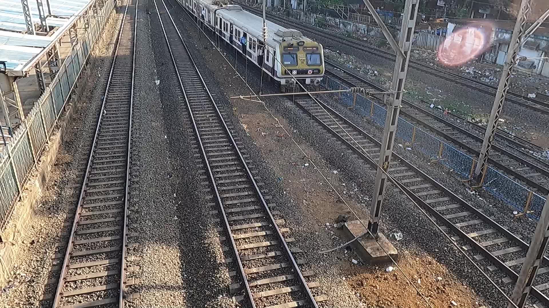 Suburban Railway Station In Mumbai