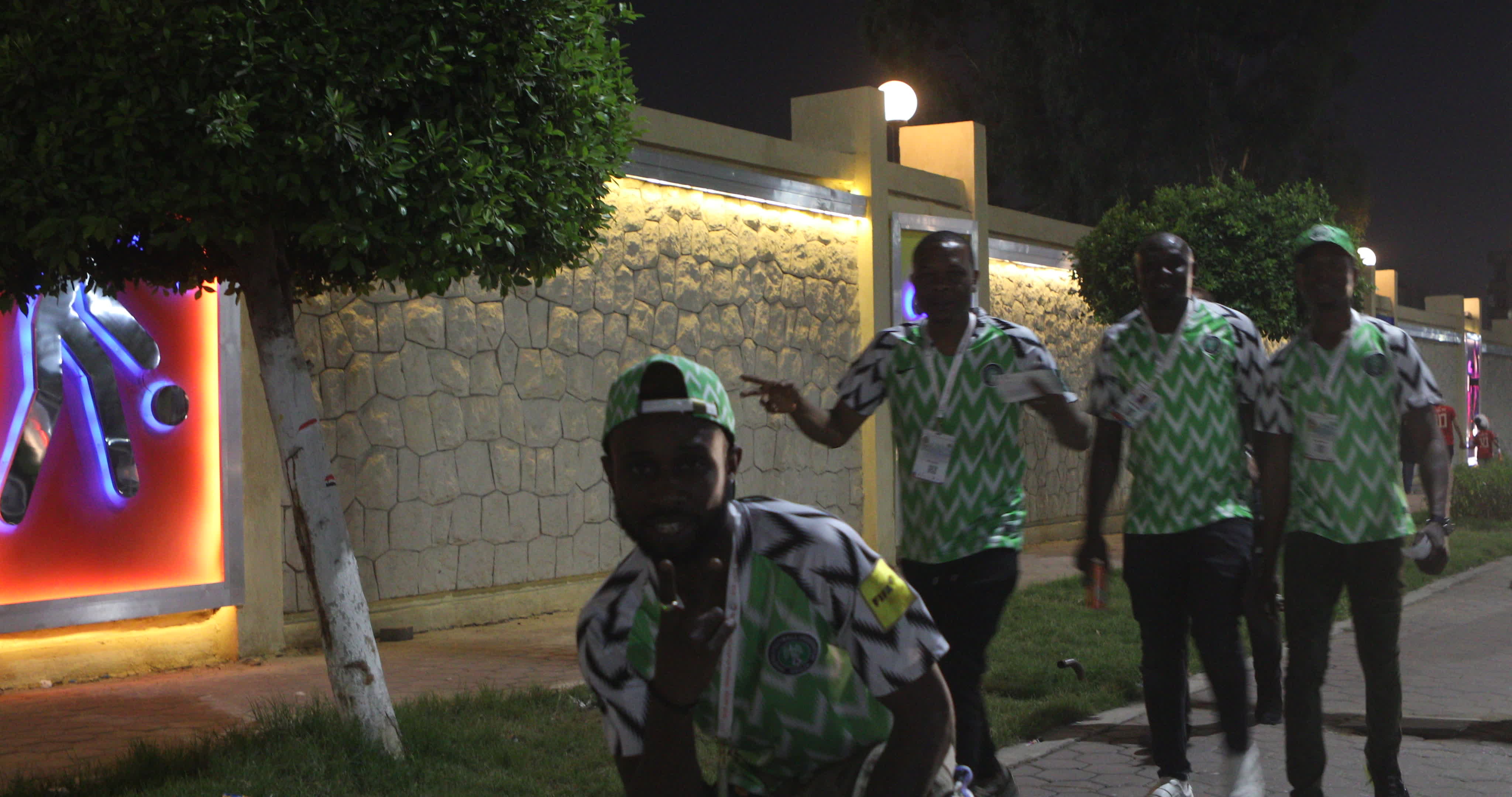 Nigerian Supporters During the AFCON 2019