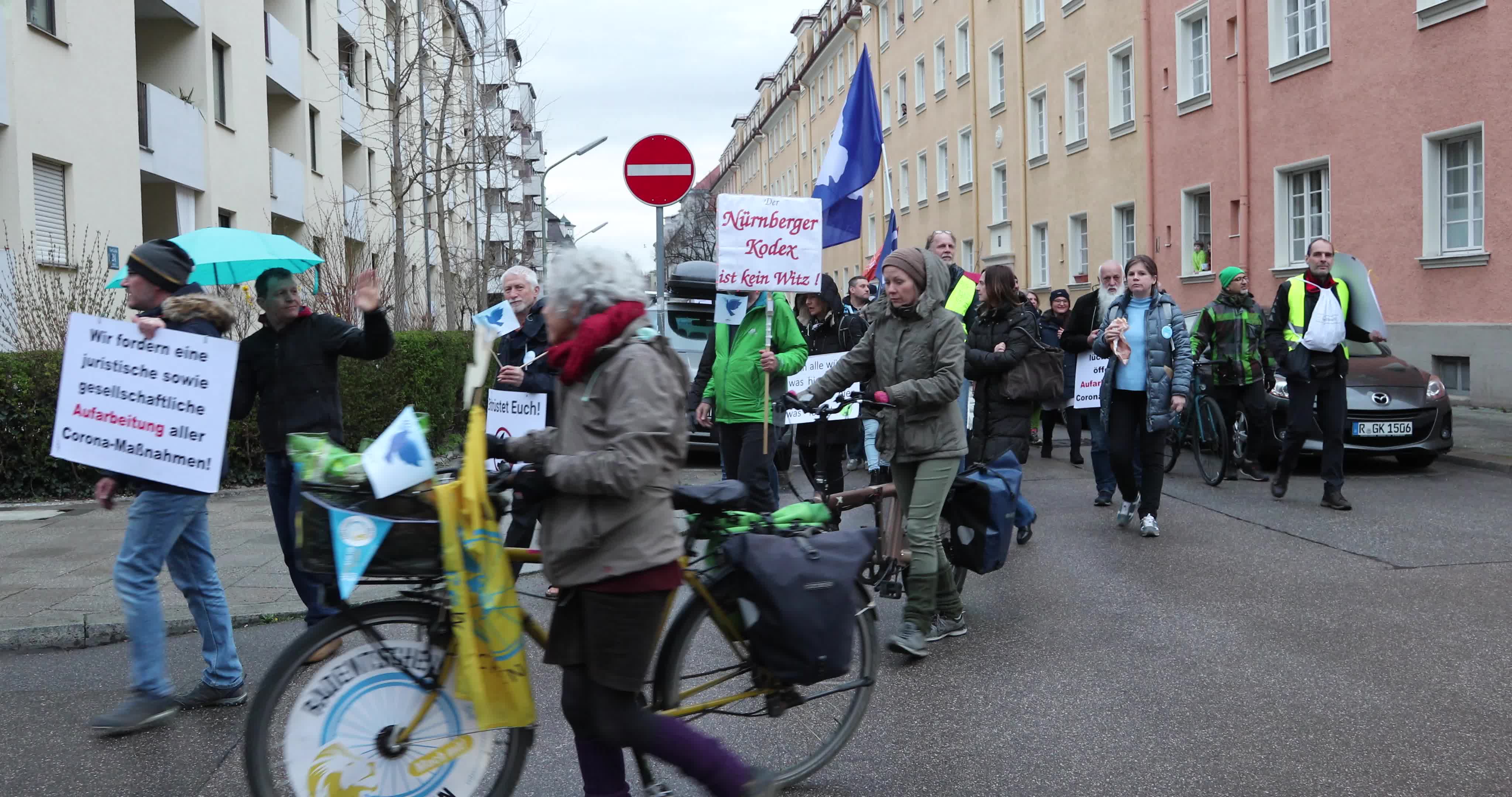 Demonstration In Munich, Germany