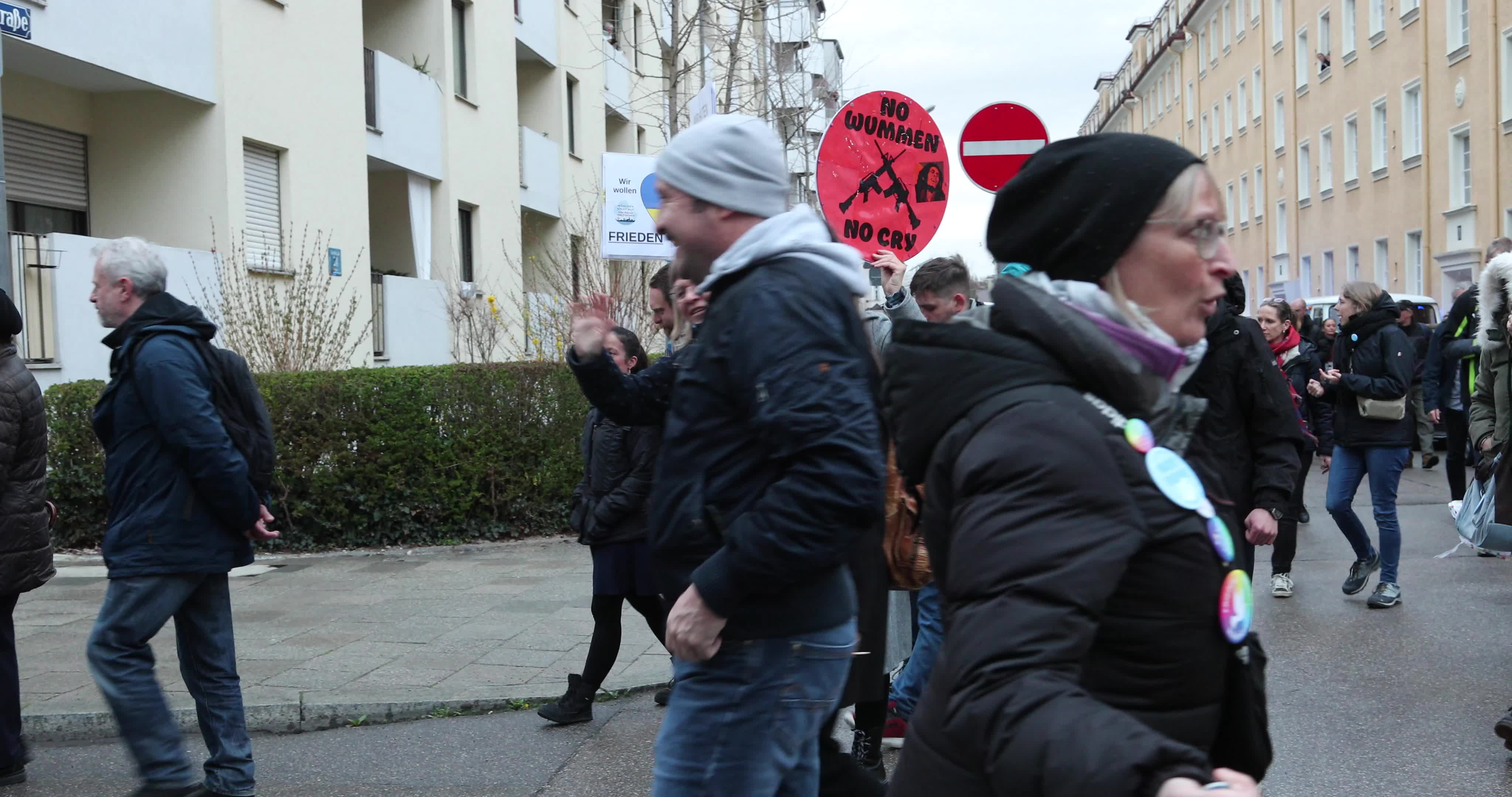 Demonstration In Munich, Germany
