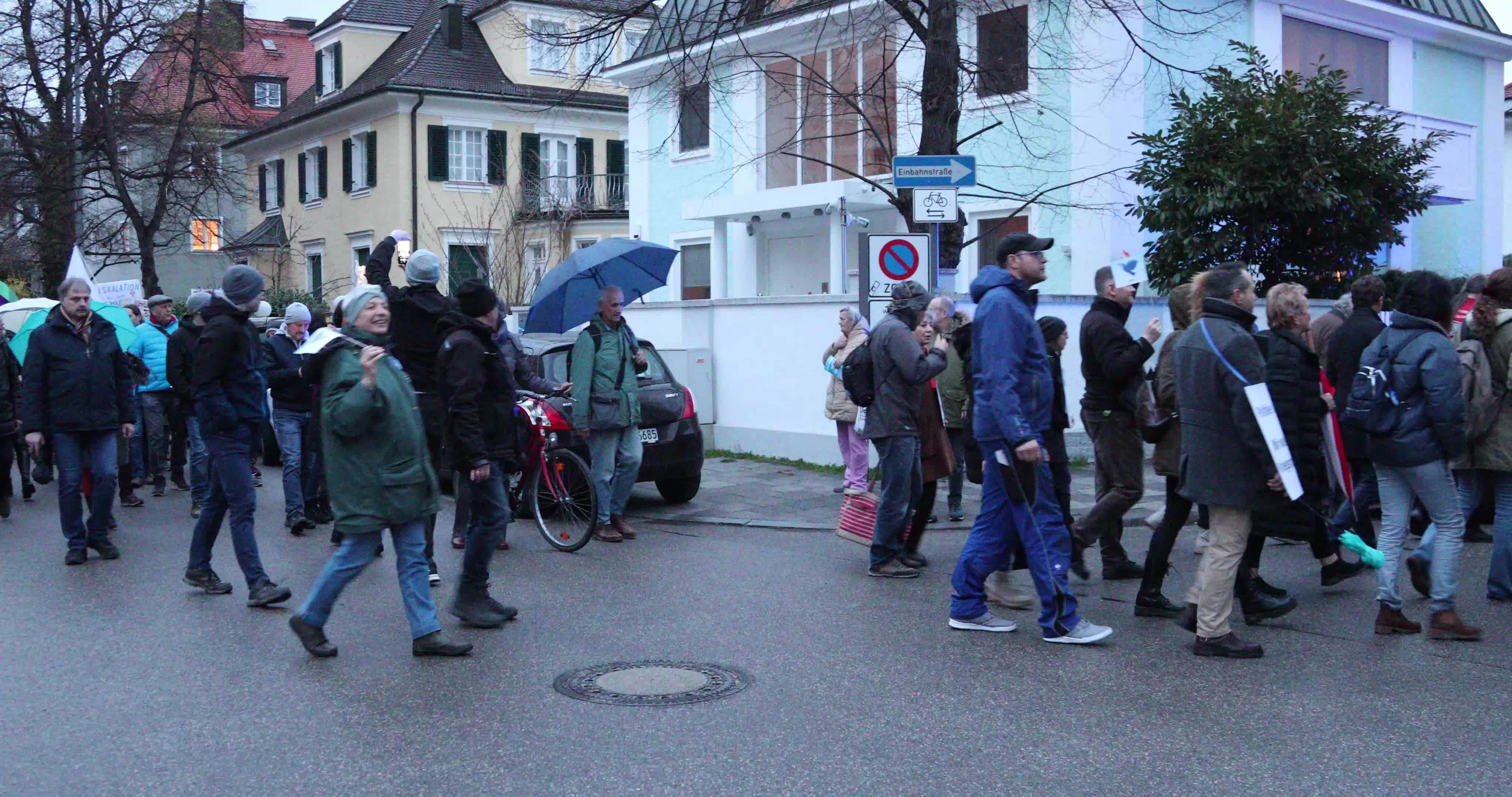 Demonstration In Munich, Germany