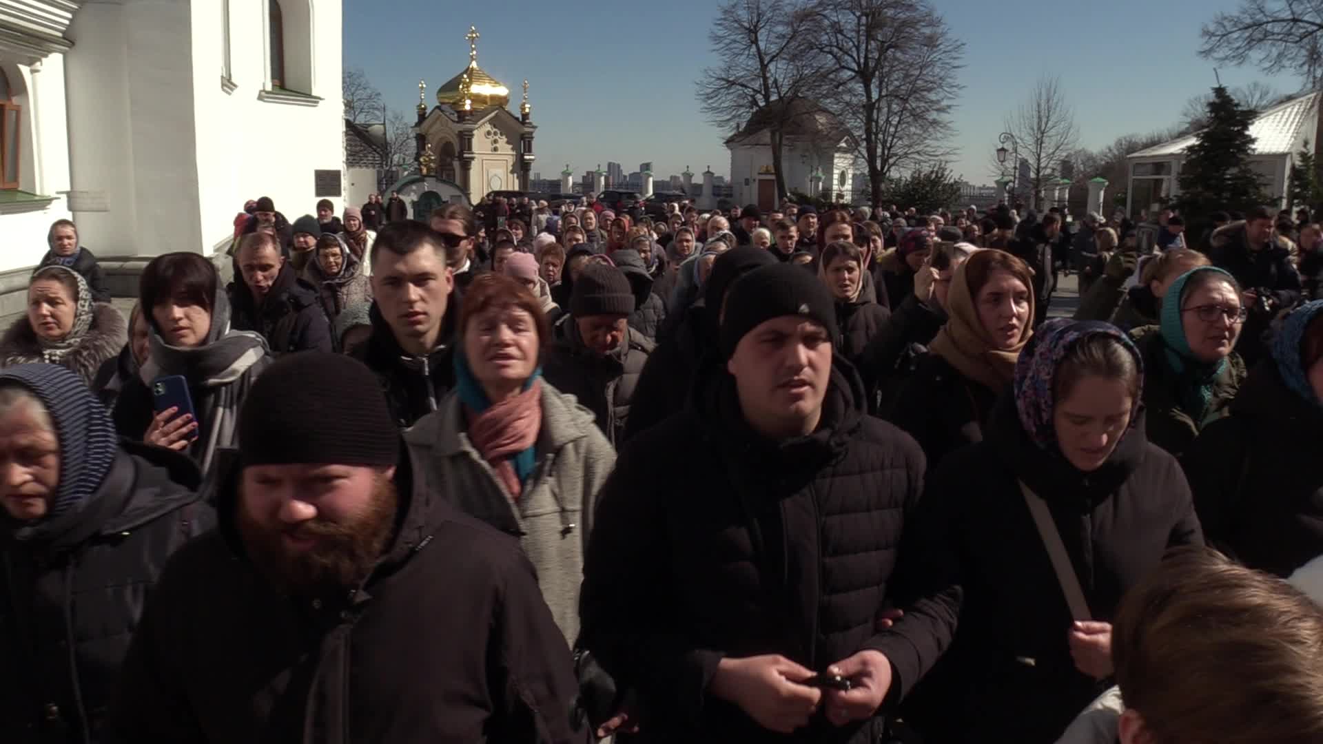 Faithful Held A Procession At The Kyiv-Pechersk Lavra Despite Lease Agreement Expired In Kyiv, Amid Russia's Invasion Of Ukraine