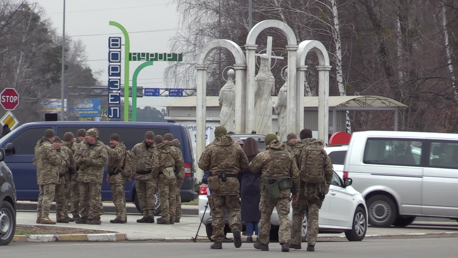 Prime Ministers of Slovakia, Slovenia, Croatia and President of Moldova visit Ukraine on the first anniversary of the liberation from Russian troops in Bucha, amid Russia's invasion of Ukraine