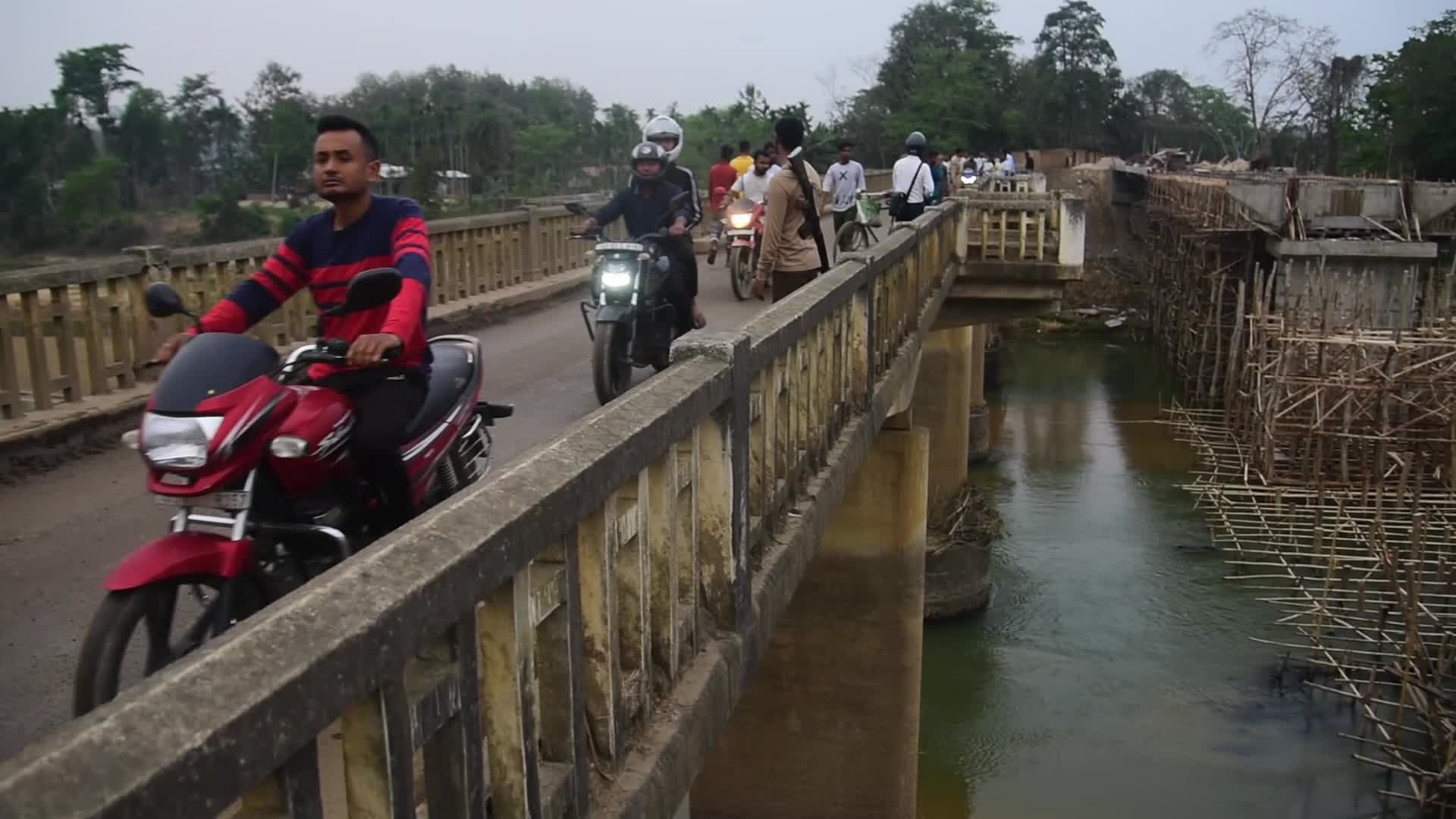 Newly Constructed Kapili Bridge Collapses in India